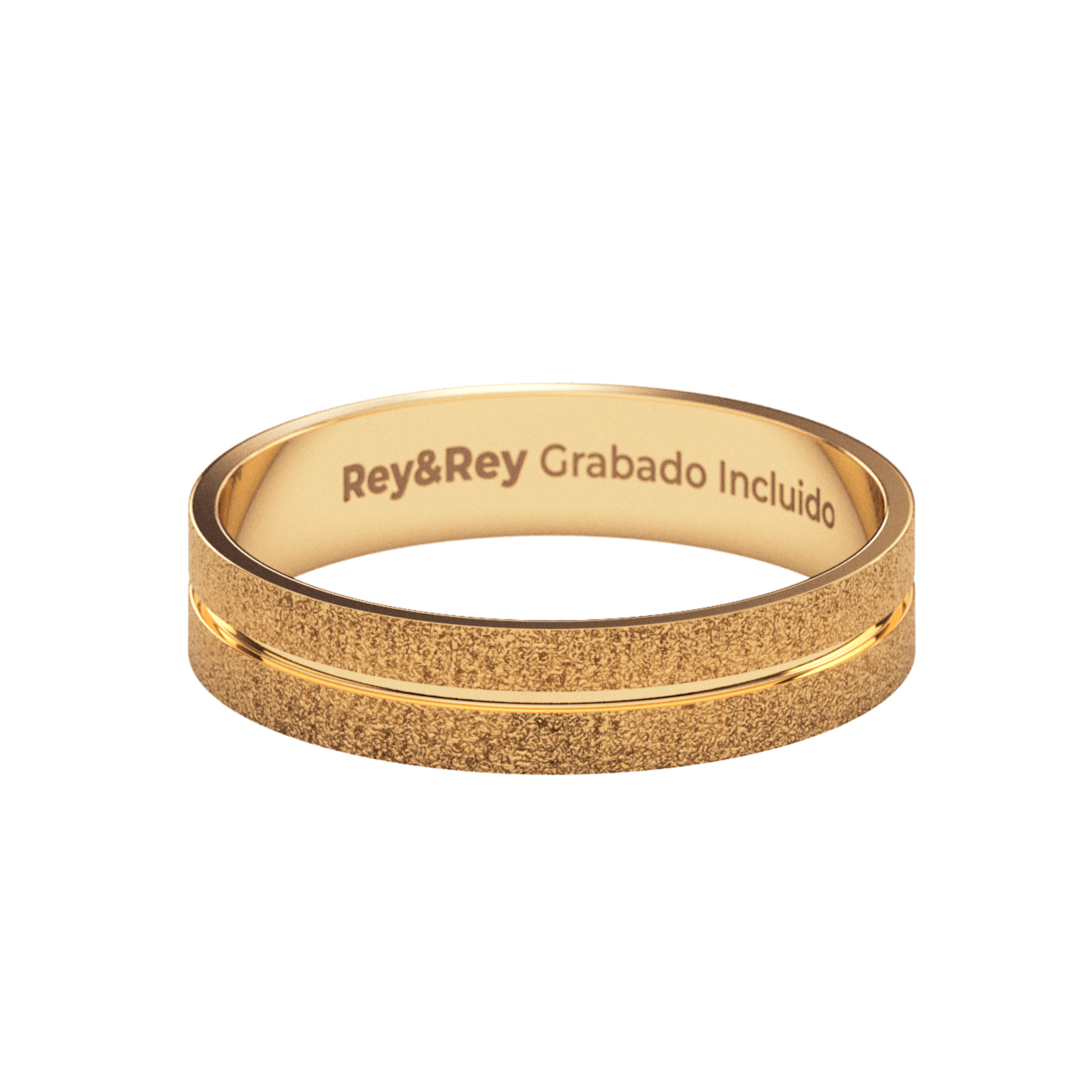 Anillo Craquel SAND de Oro 10k
