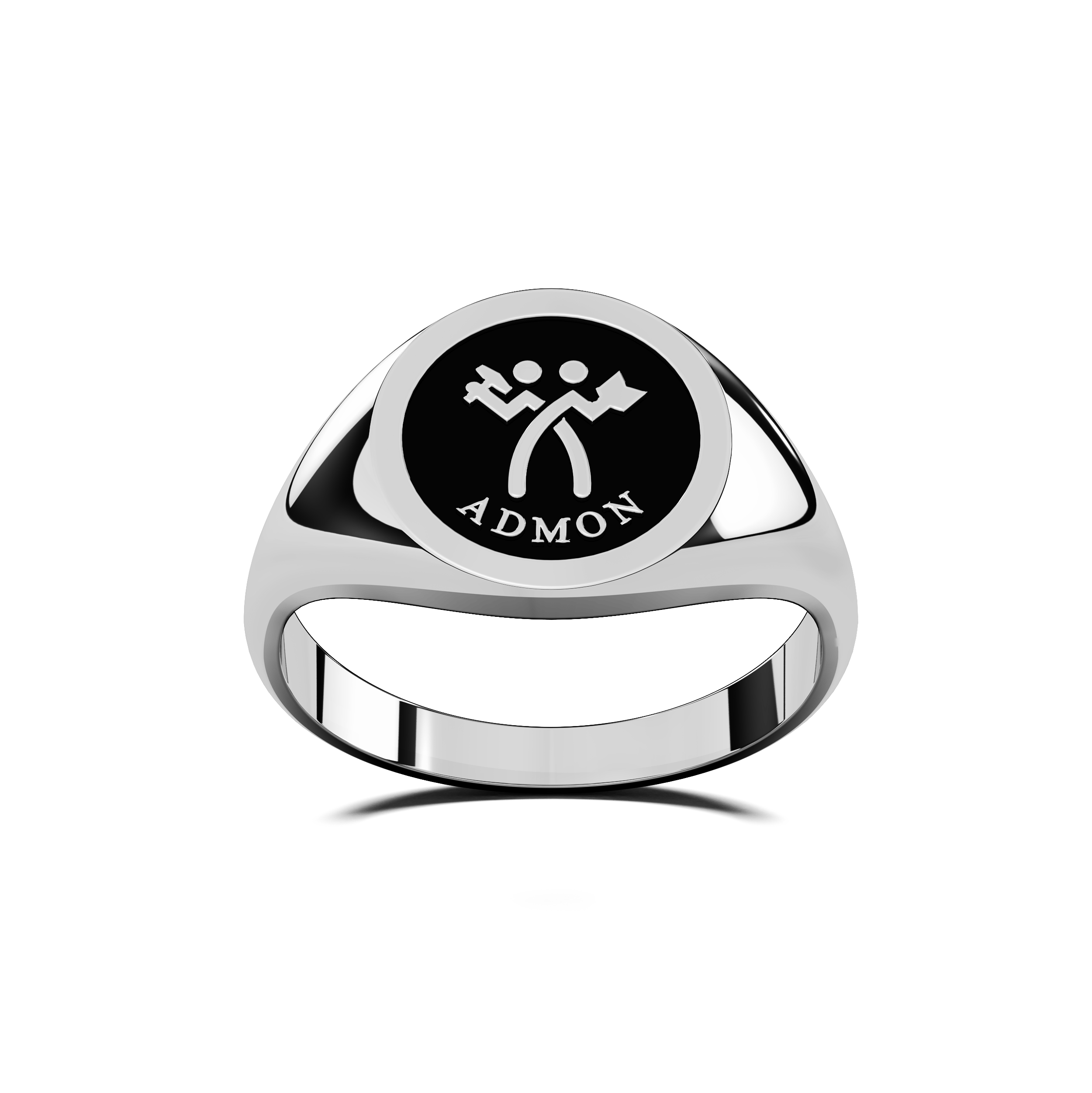 Anillo Graduación Sello Plata