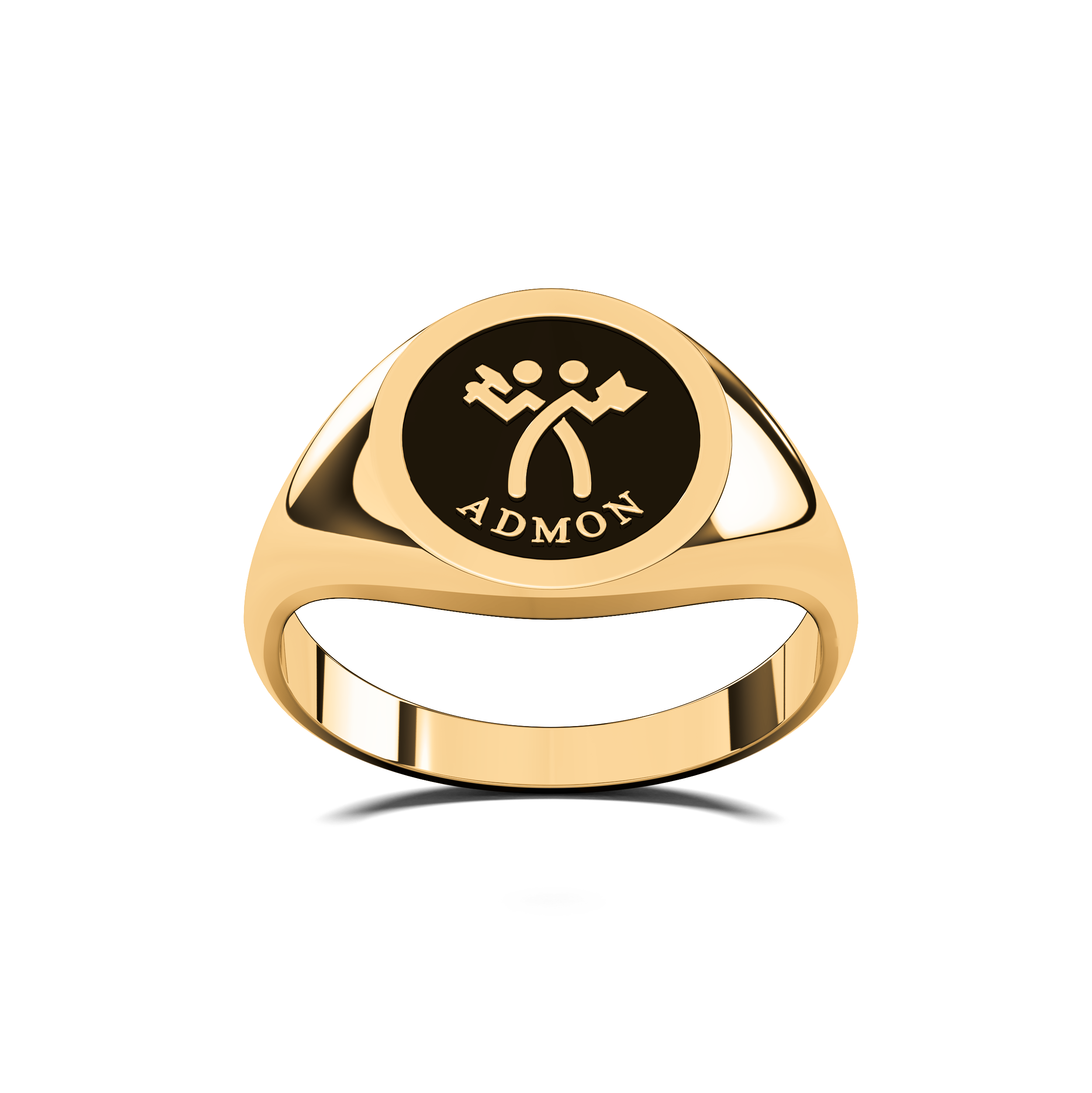 Anillo Graduación Sello Oro 10k
