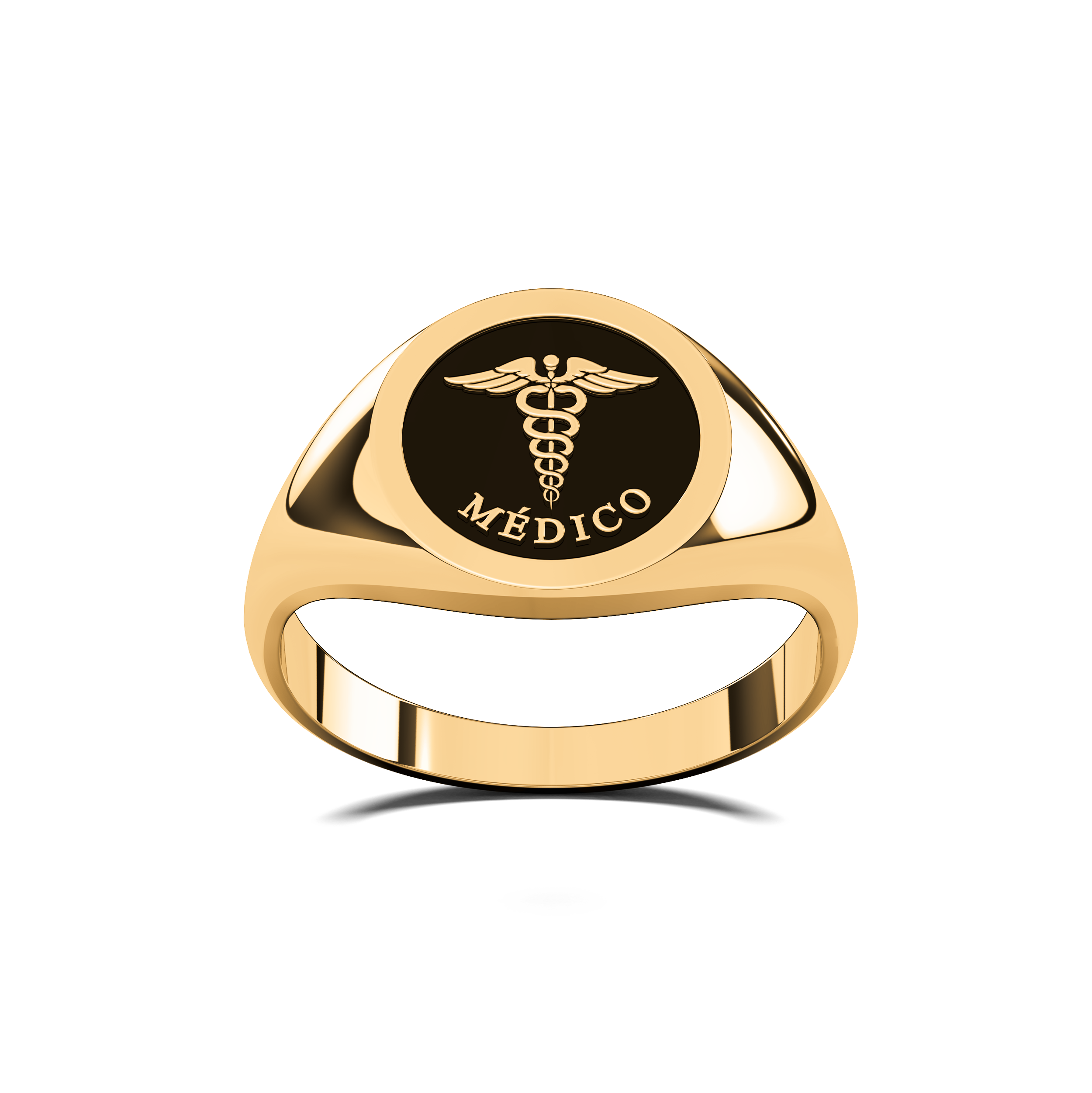 Anillo Graduación Sello Plata