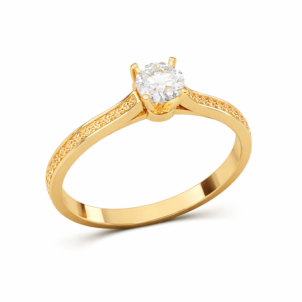 Anillo Compromiso Promesa Cénit Oro
