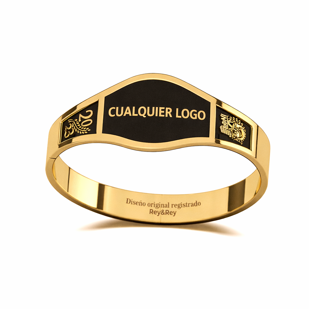 Anillo Graduación Round Oro 10k
