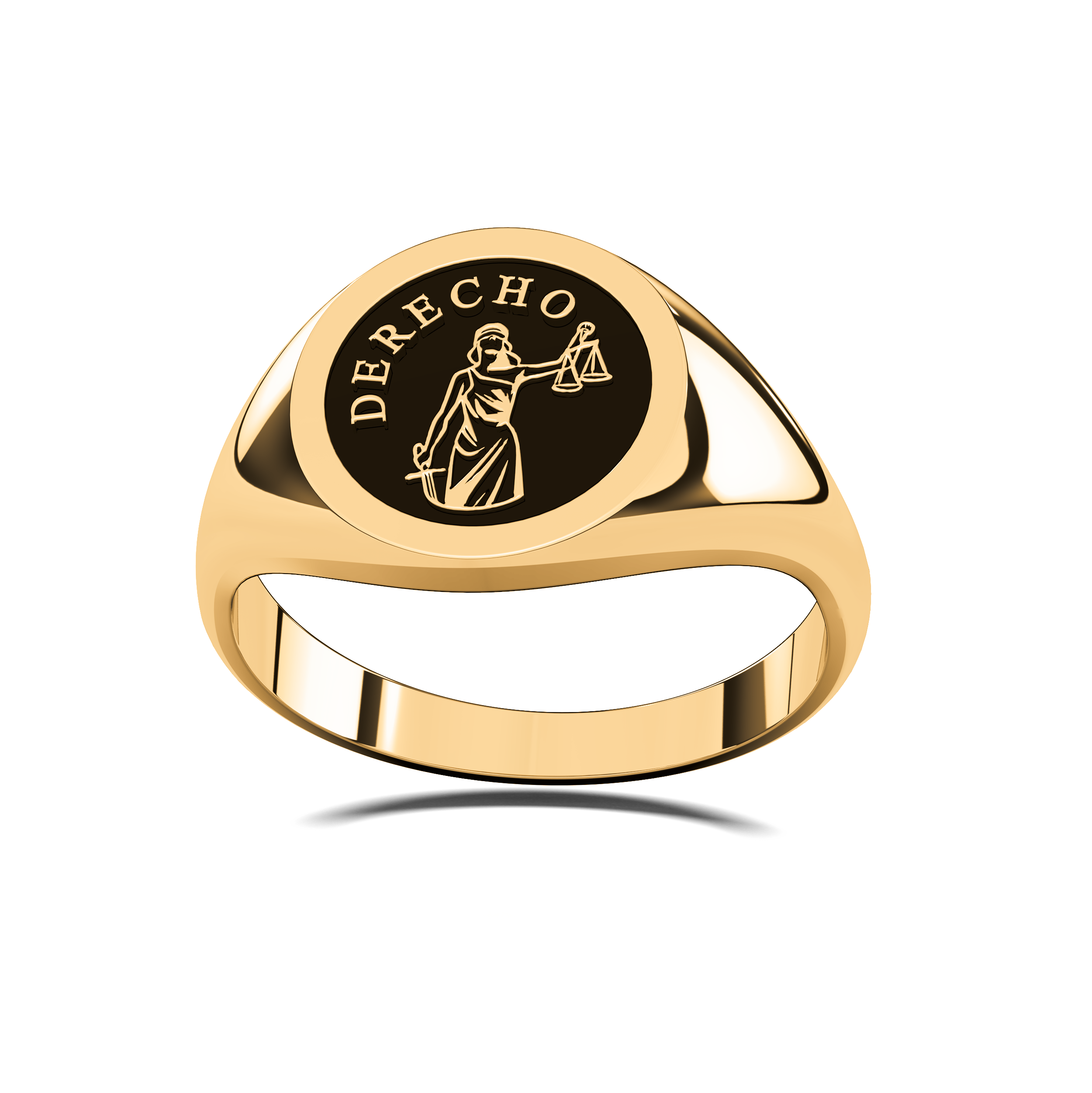 Anillo Graduación Sello Plata