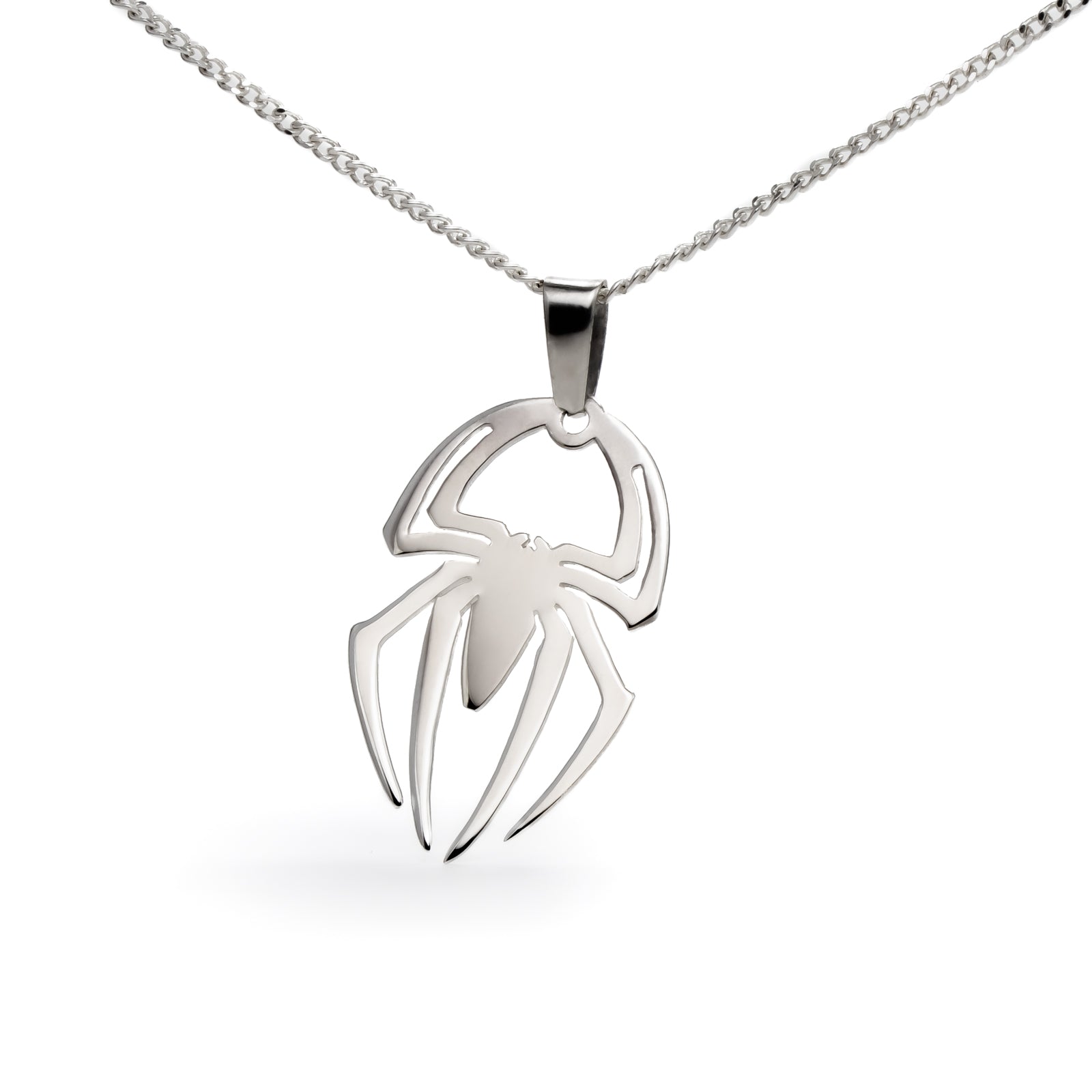 Collar Dije Grande Spiderman Plata .925