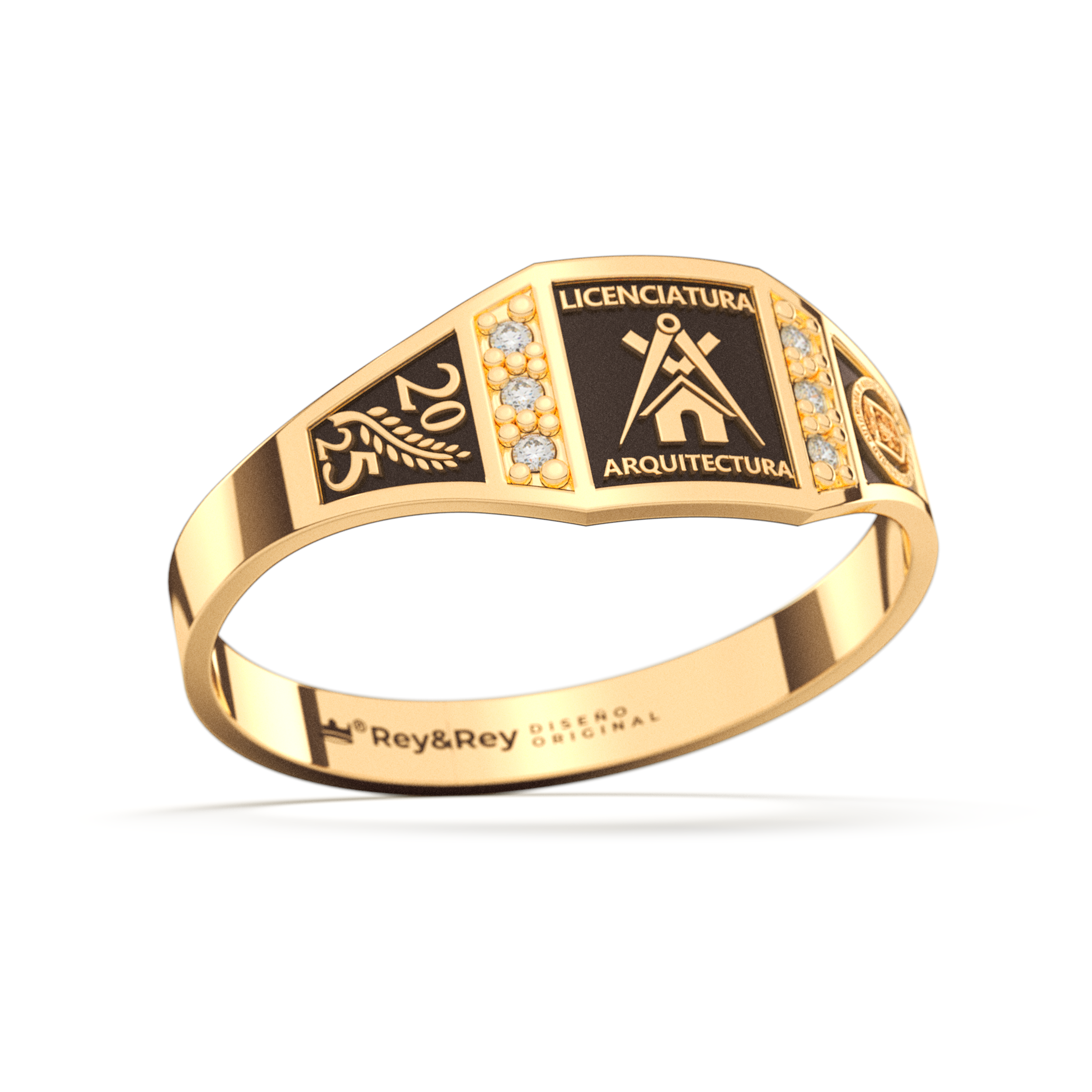 Anillo Merito Graduacion Oro
