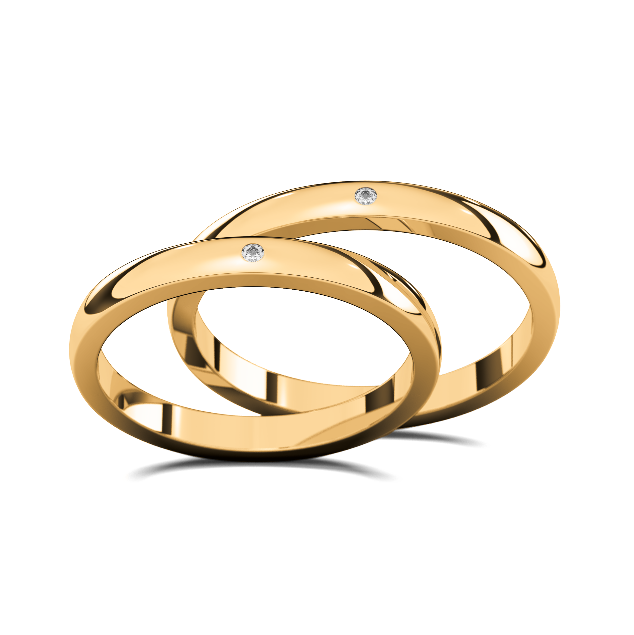 Anillos Matrimoniales Palomas S de Oro 10k Par