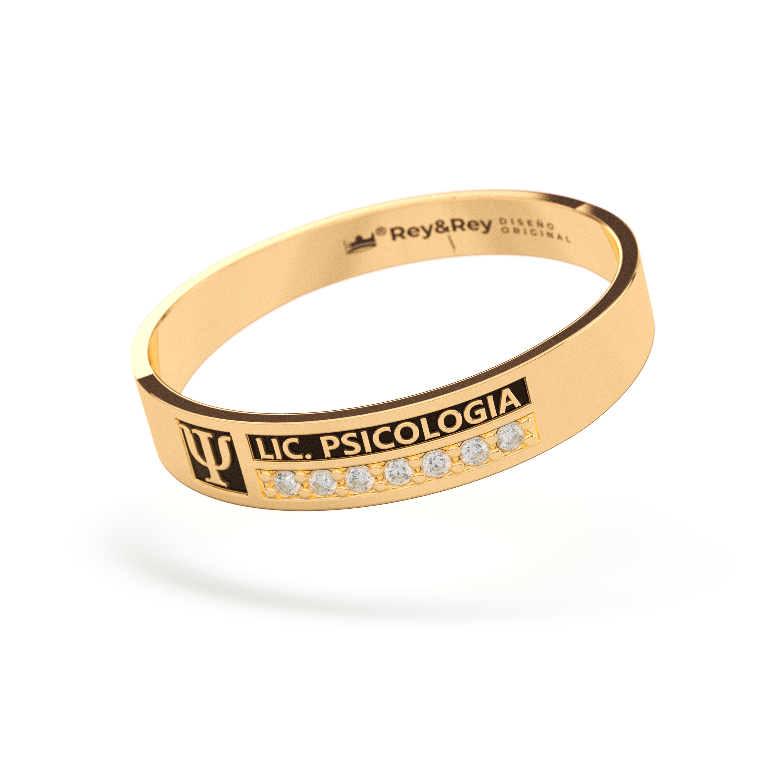 Anillo Graduación Excelencia Oro