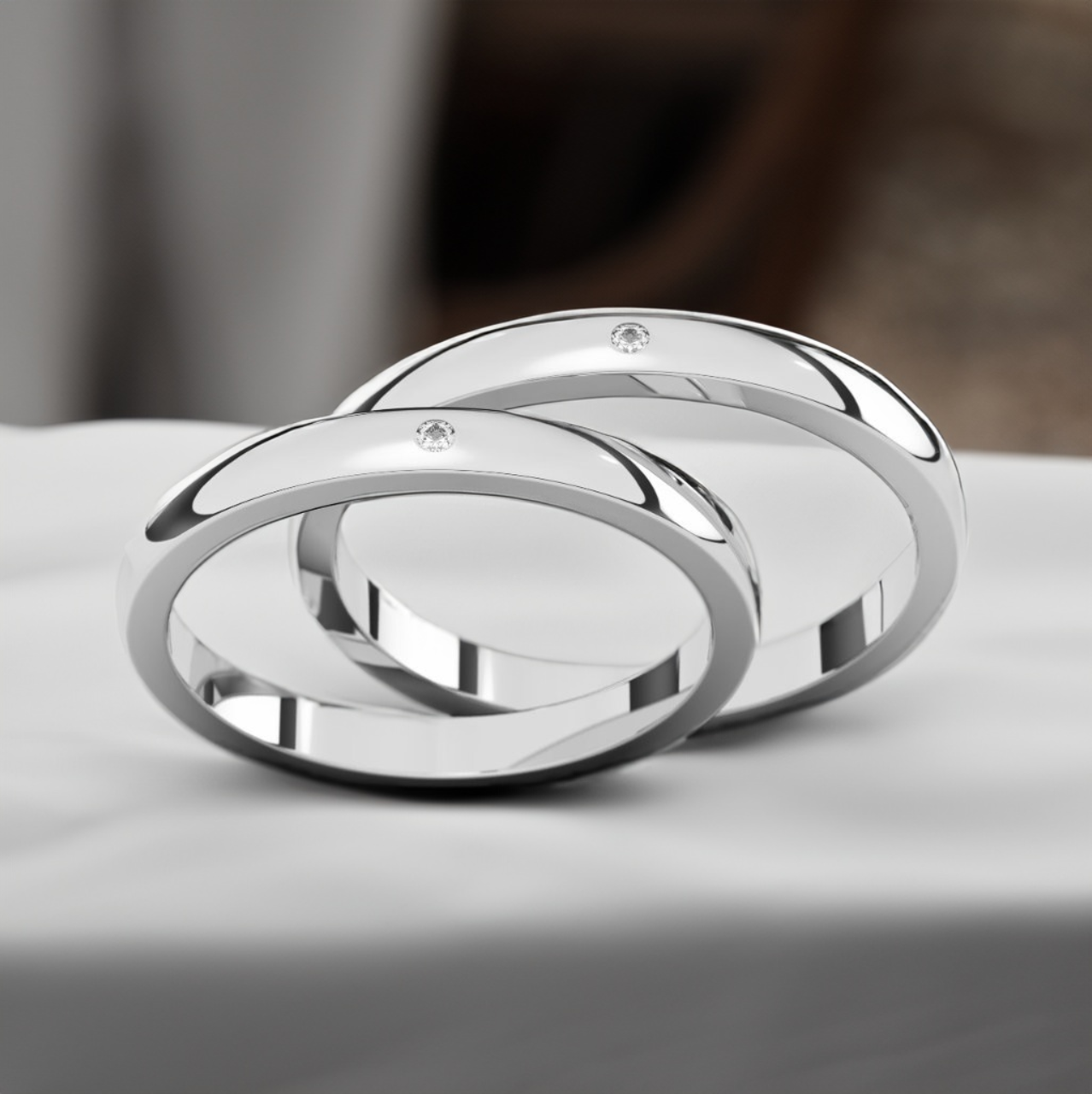 Anillos Matrimoniales Par Palomas S
