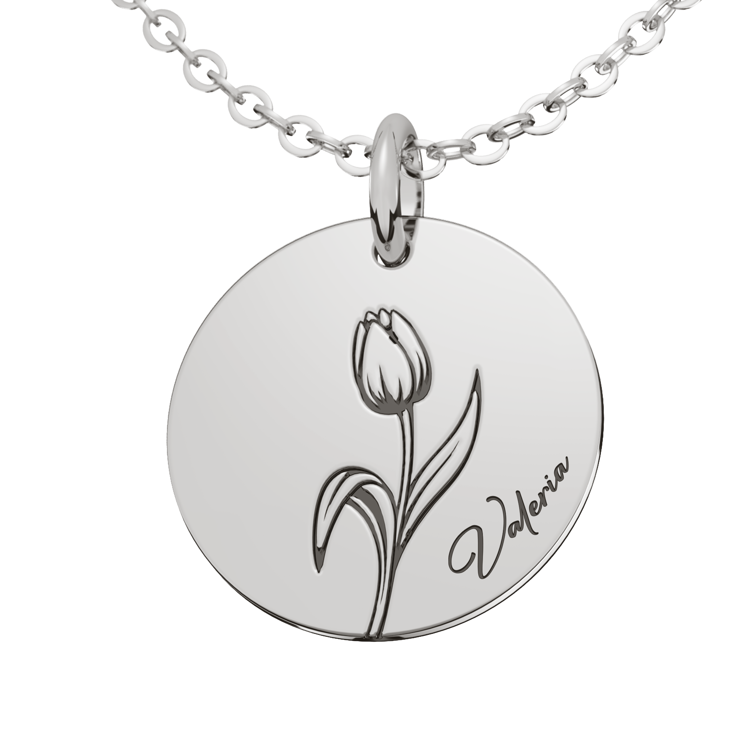 Collar Fiore Personalizable Plata .925