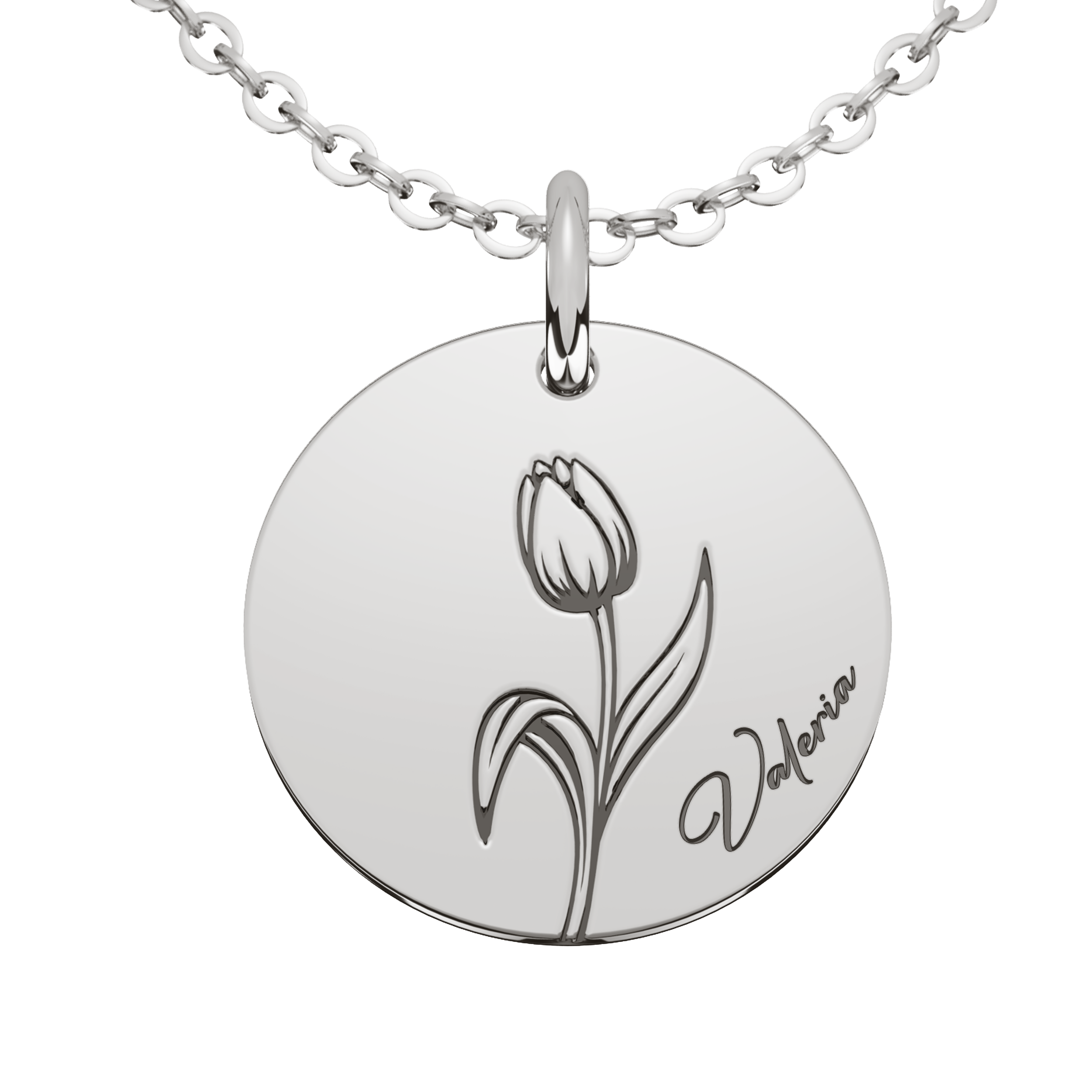 Collar Fiore Personalizable Plata .925