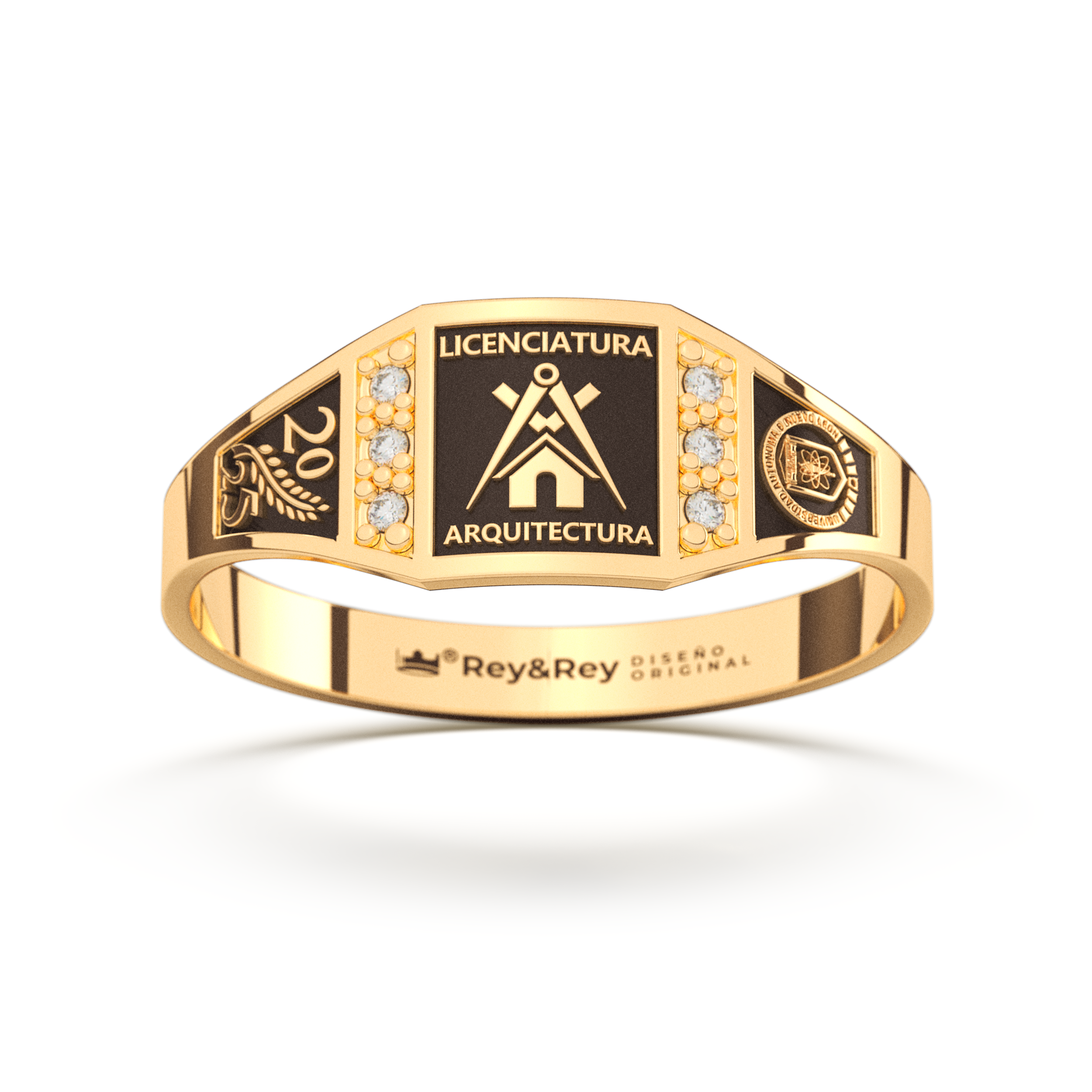 Anillo Merito Graduacion Oro
