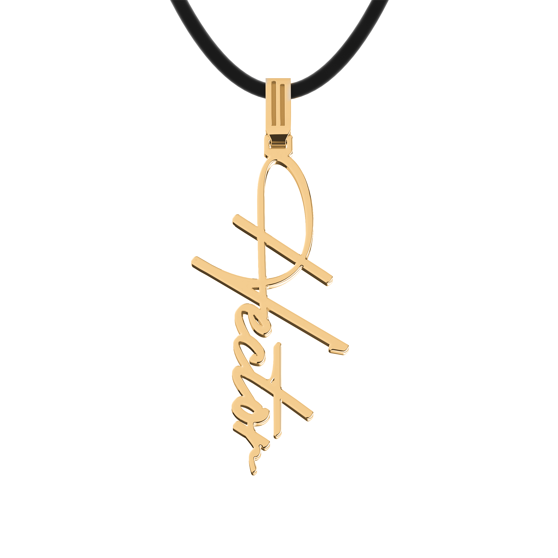 Dije Vertical Personalizable Oro 14K
