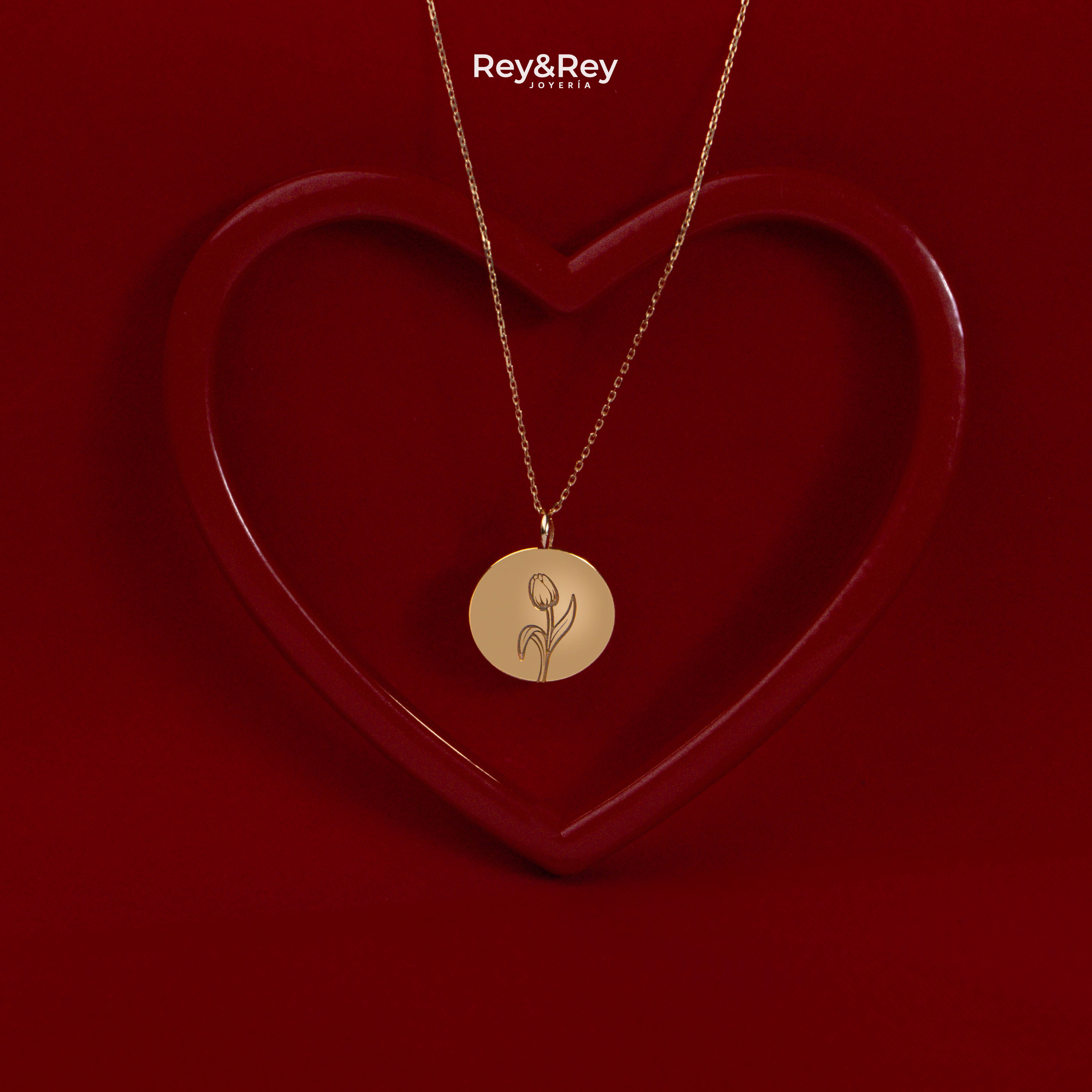 Dije Fiore Personalizable Oro de 10k