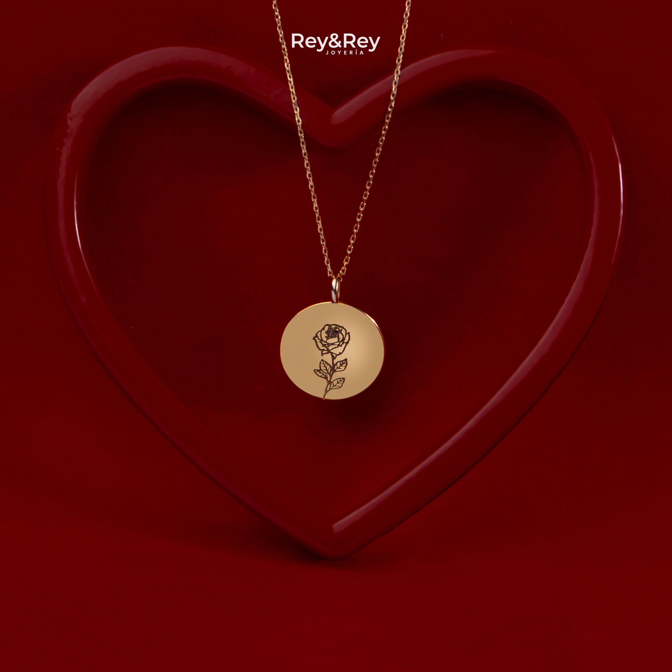 Dije Fiore Personalizable Oro de 10k