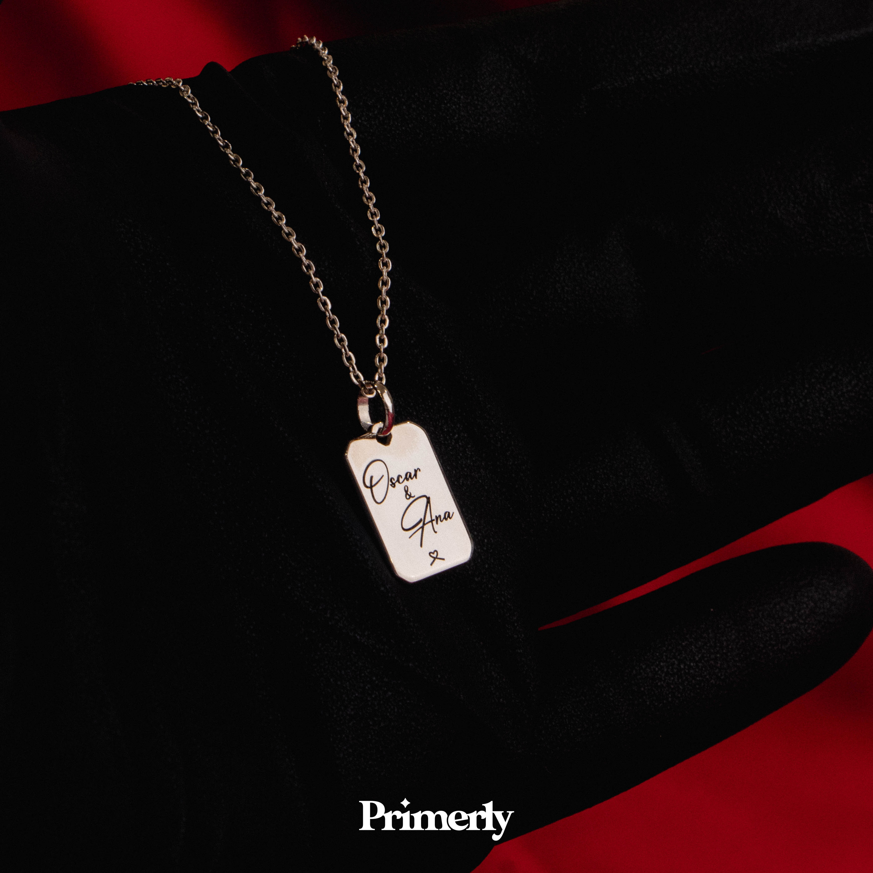Collar Octa Personalizable Plata .925