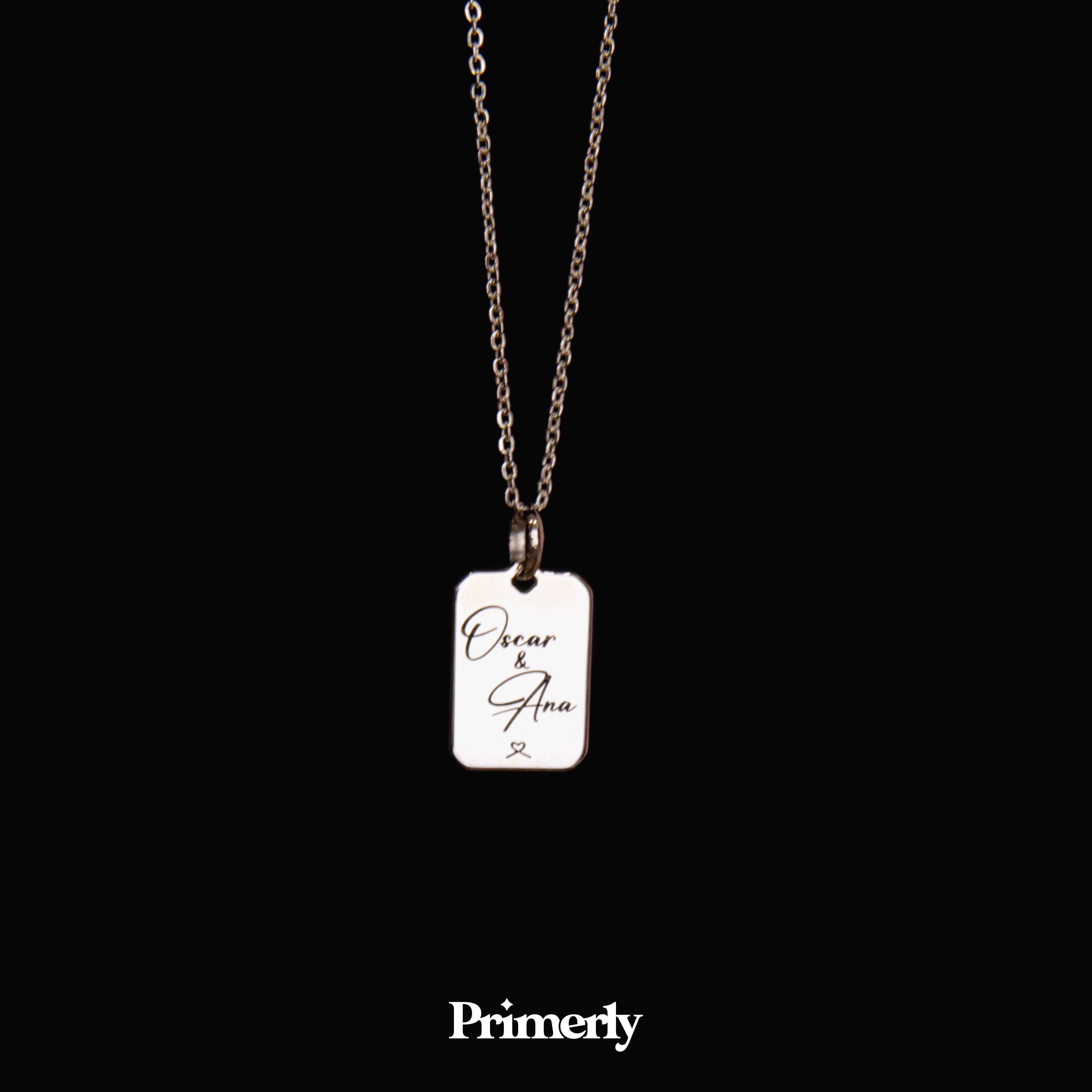 Collar Octa Personalizable Plata .925