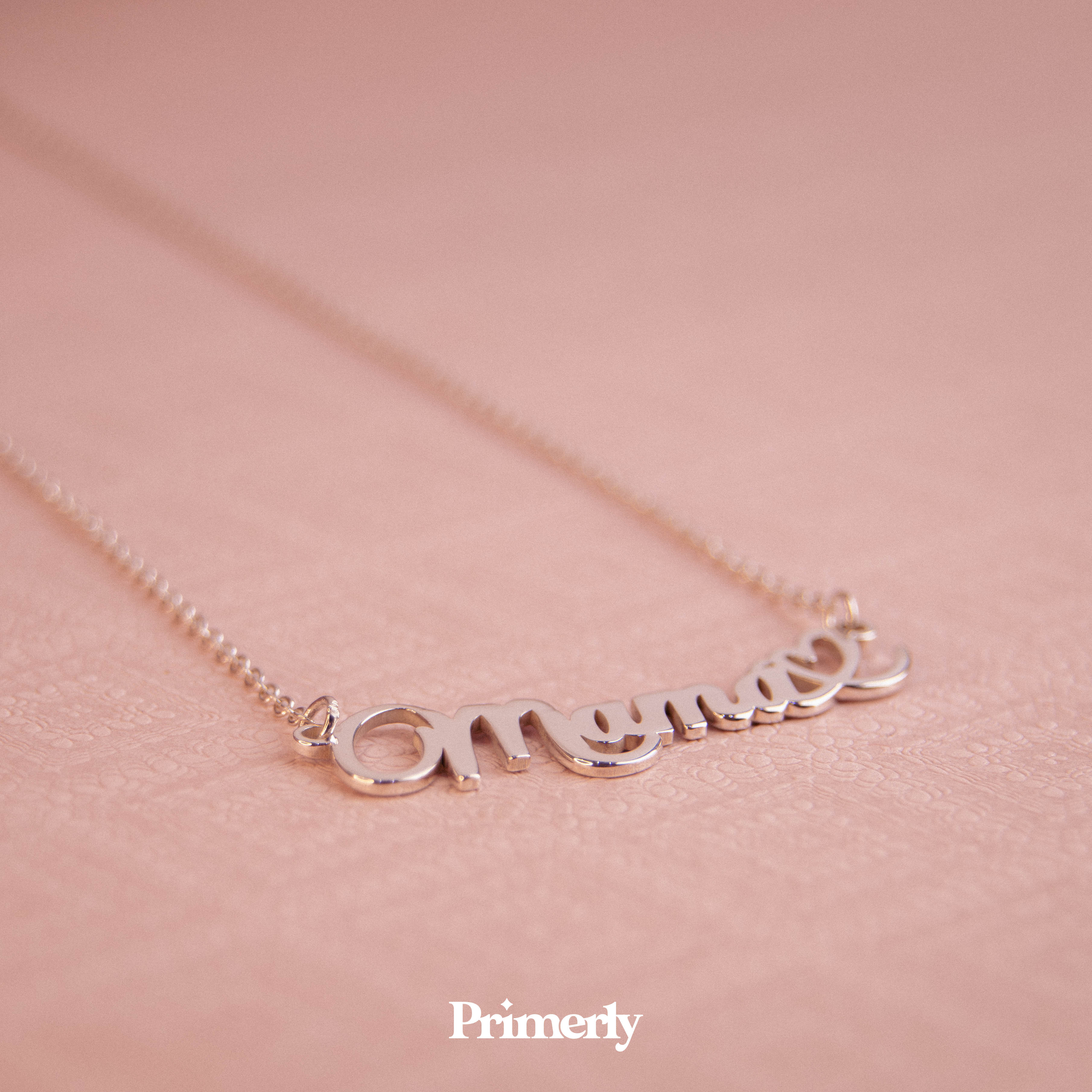 Collar Mamá Love Plata .925