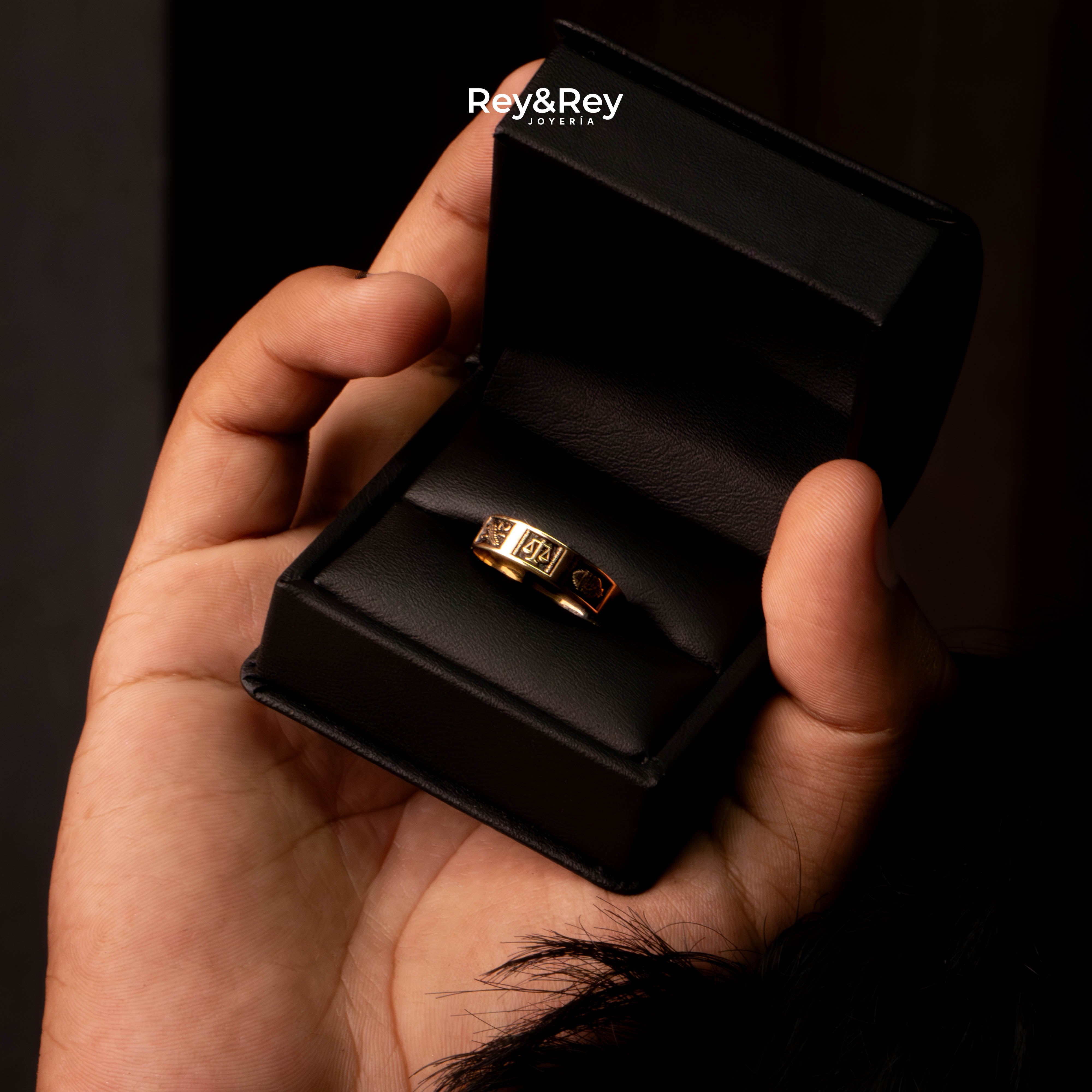 Anillo Graduacion Meta Oro