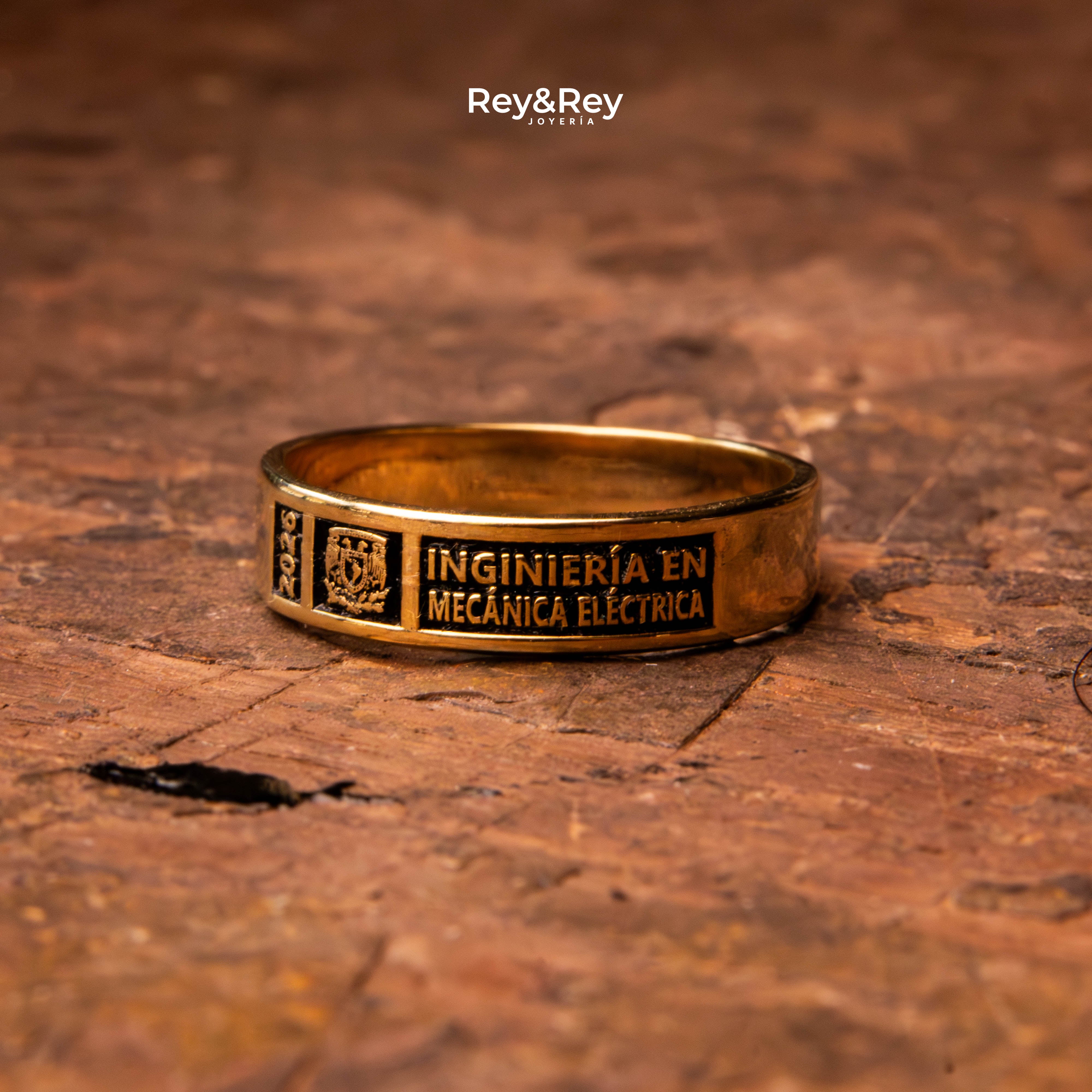 Anillo Graduacion Pleno Oro