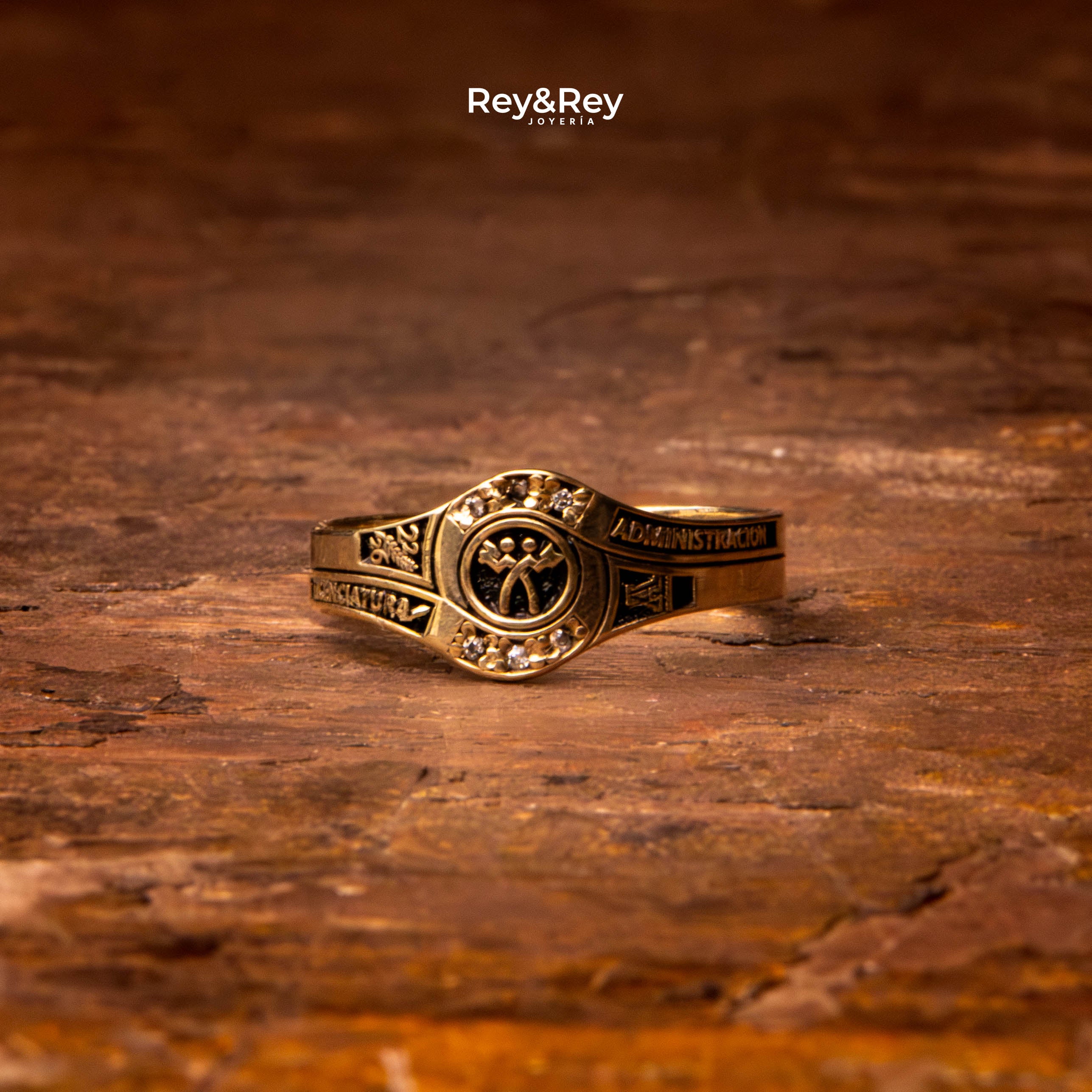 Anillo Graduación Ascenso Oro