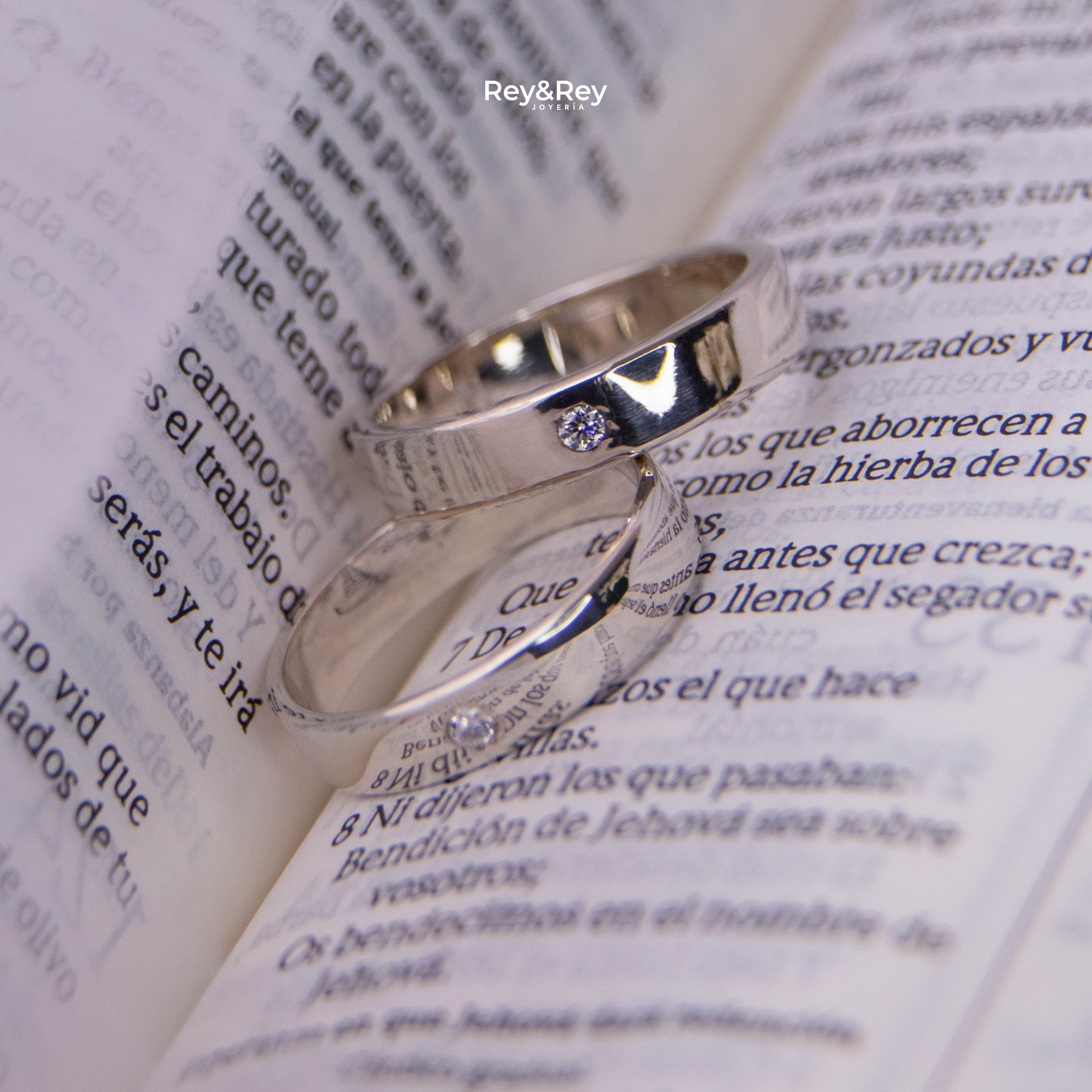 Anillos Matrimoniales Par Flat X de Plata .925