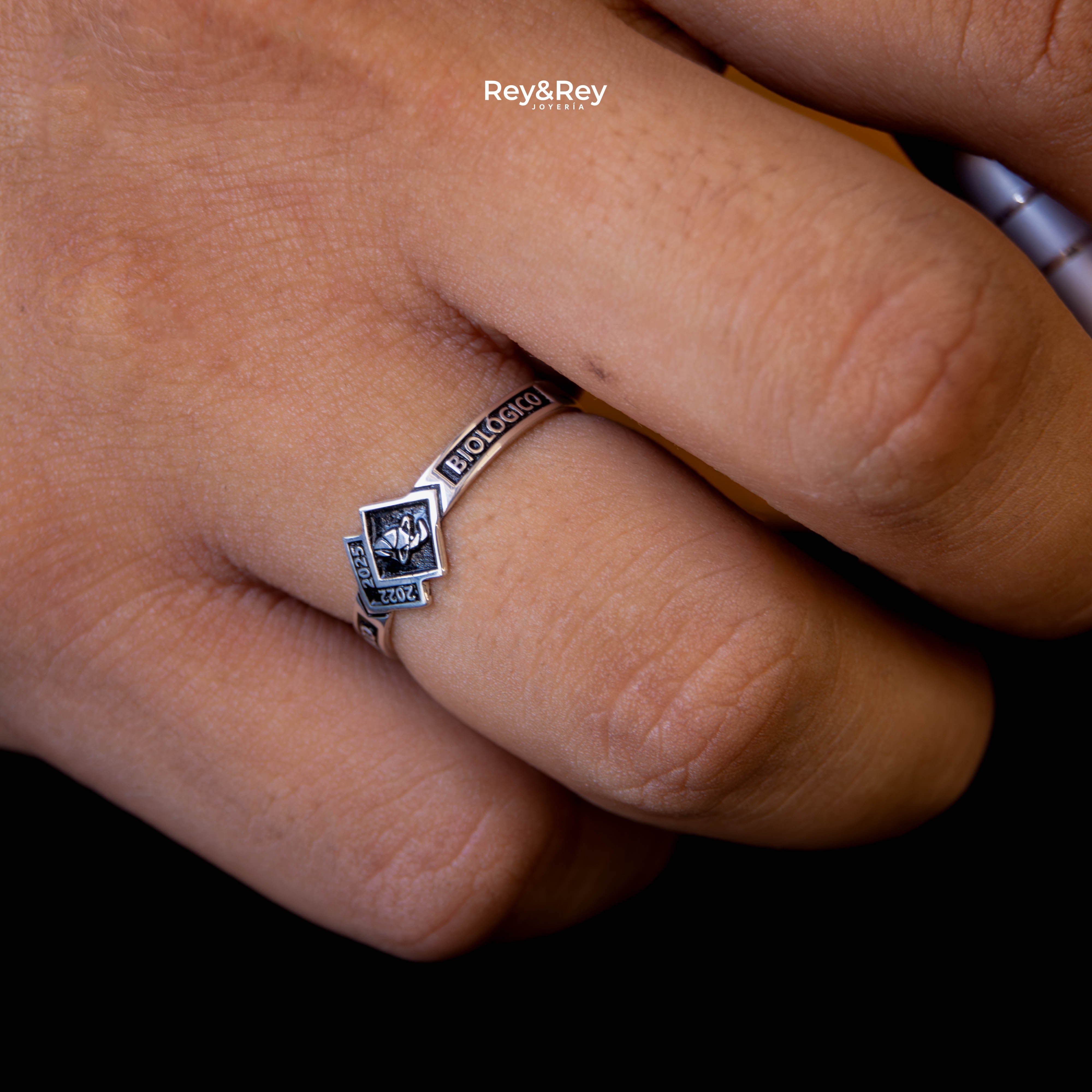 Anillo Graduación Skalon Plata