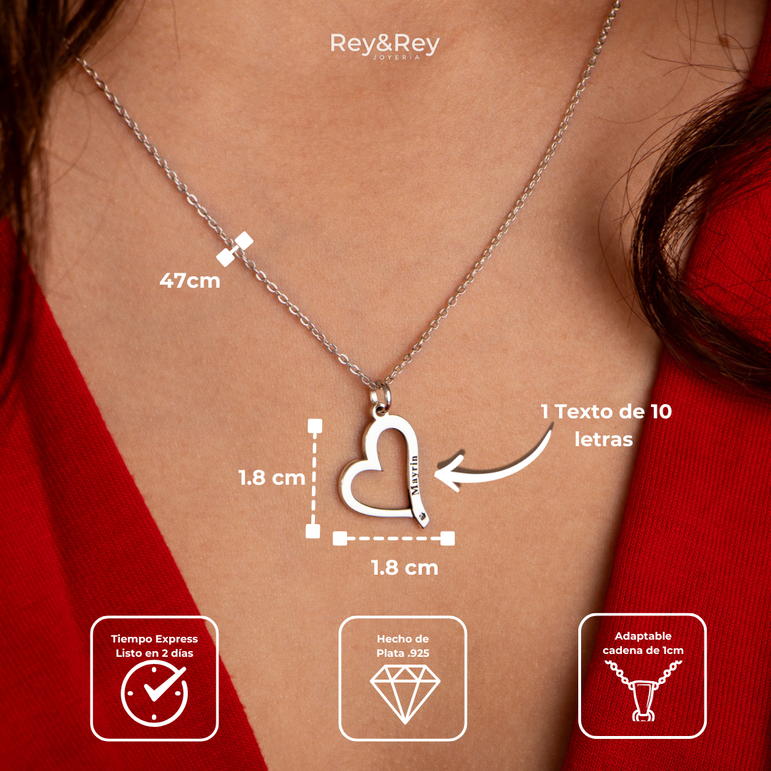 Collar Lovi Personalizable Plata .925