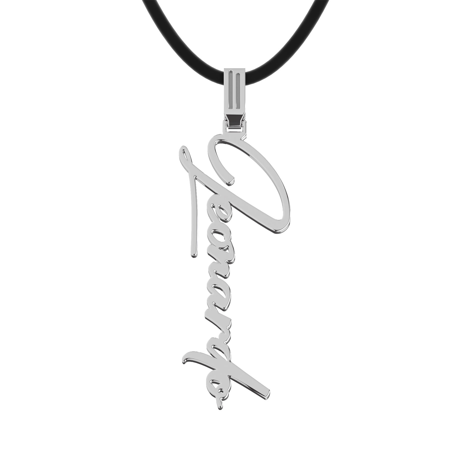 Dije Vertical  Personalizable Plata .925