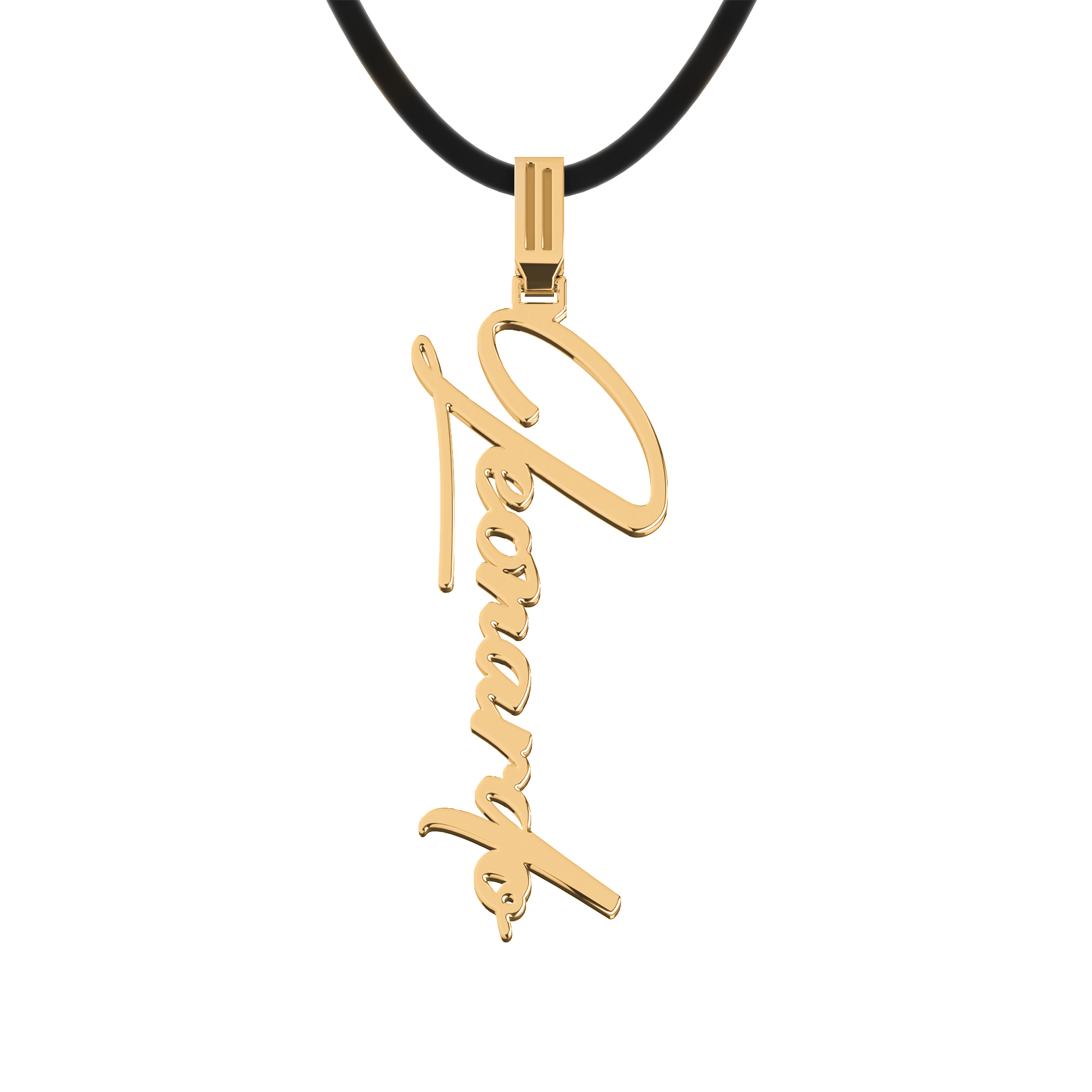 Dije Vertical Personalizable Oro 10K
