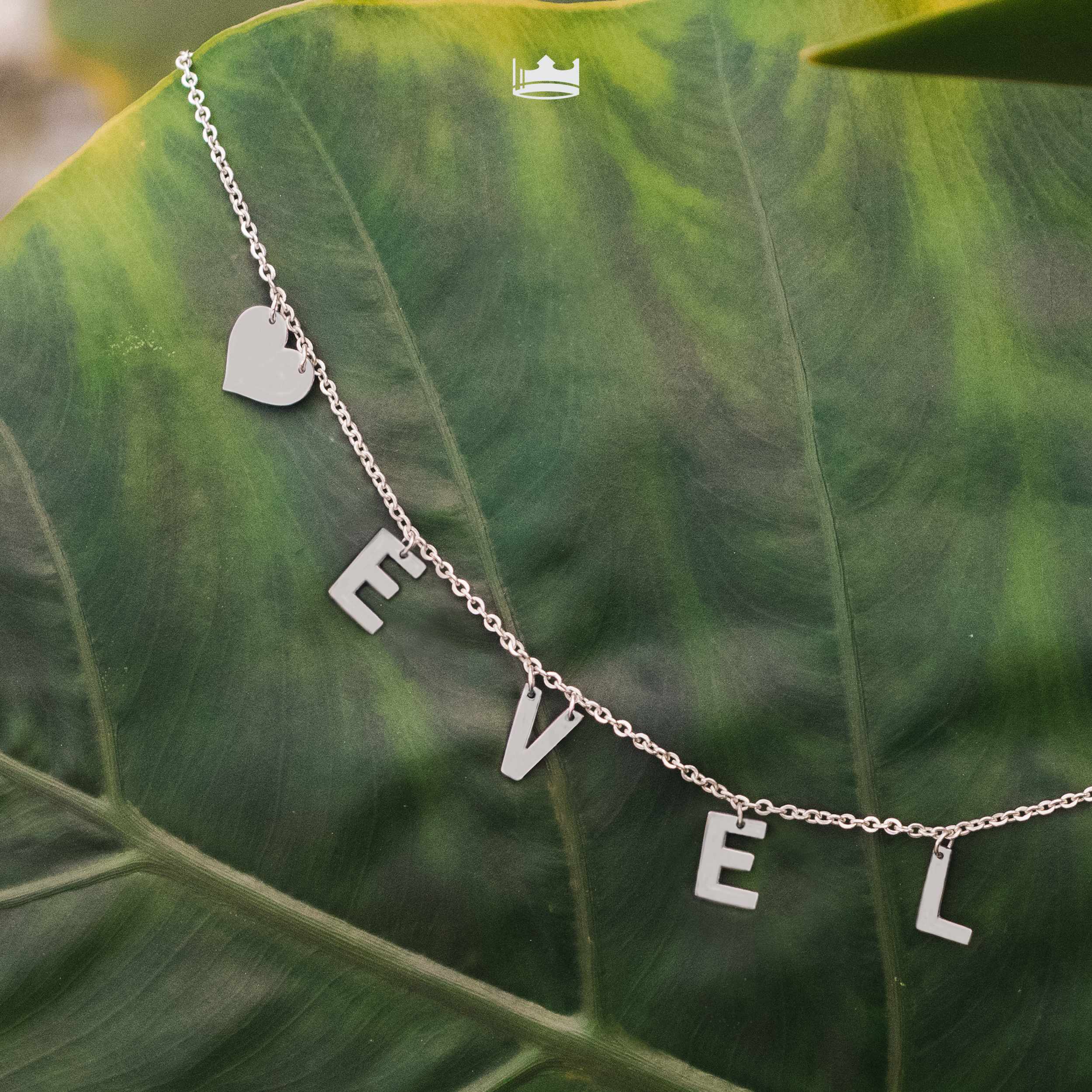Cadena Letras Personalizable Plata .925