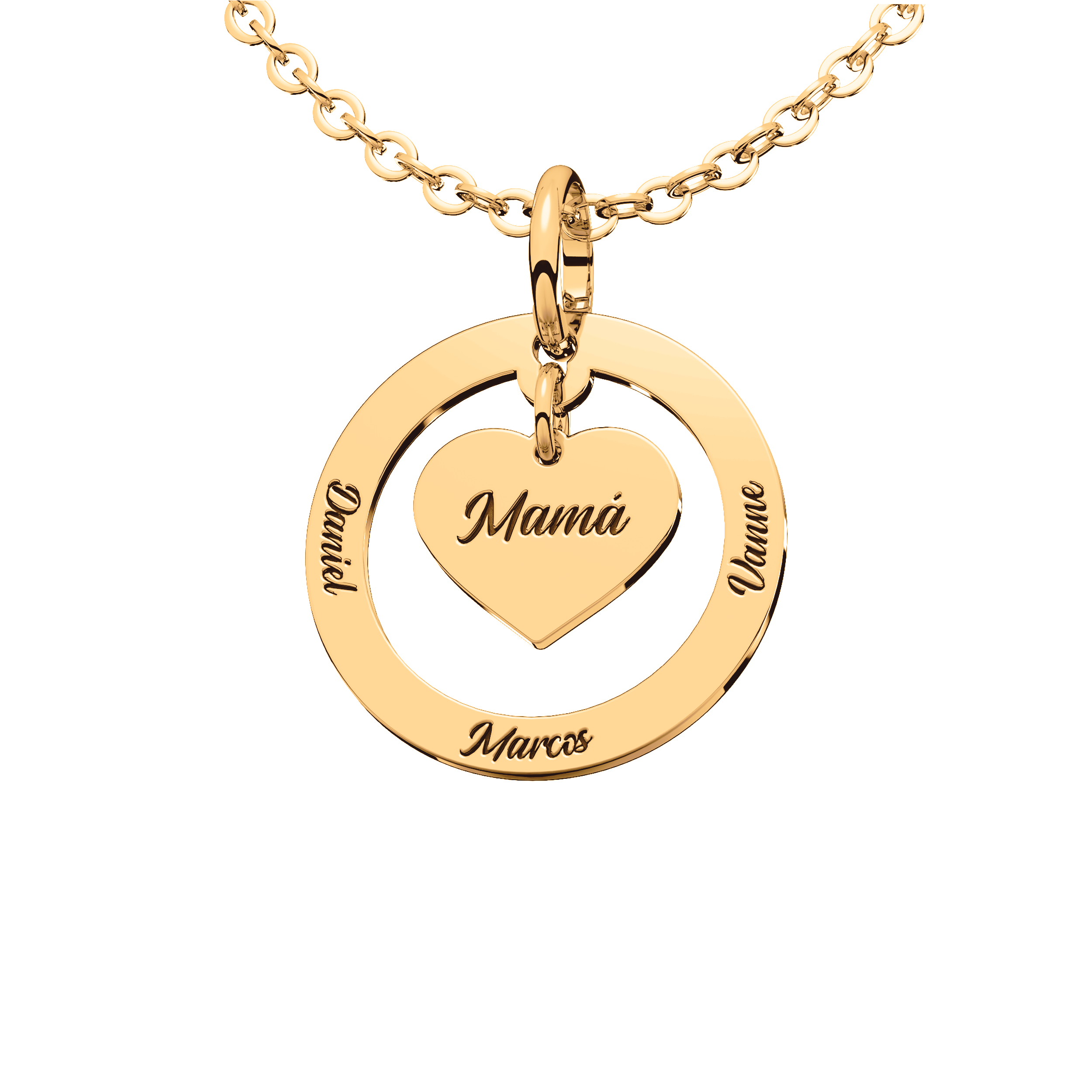 Collar Loop Personalizable Oro 10k