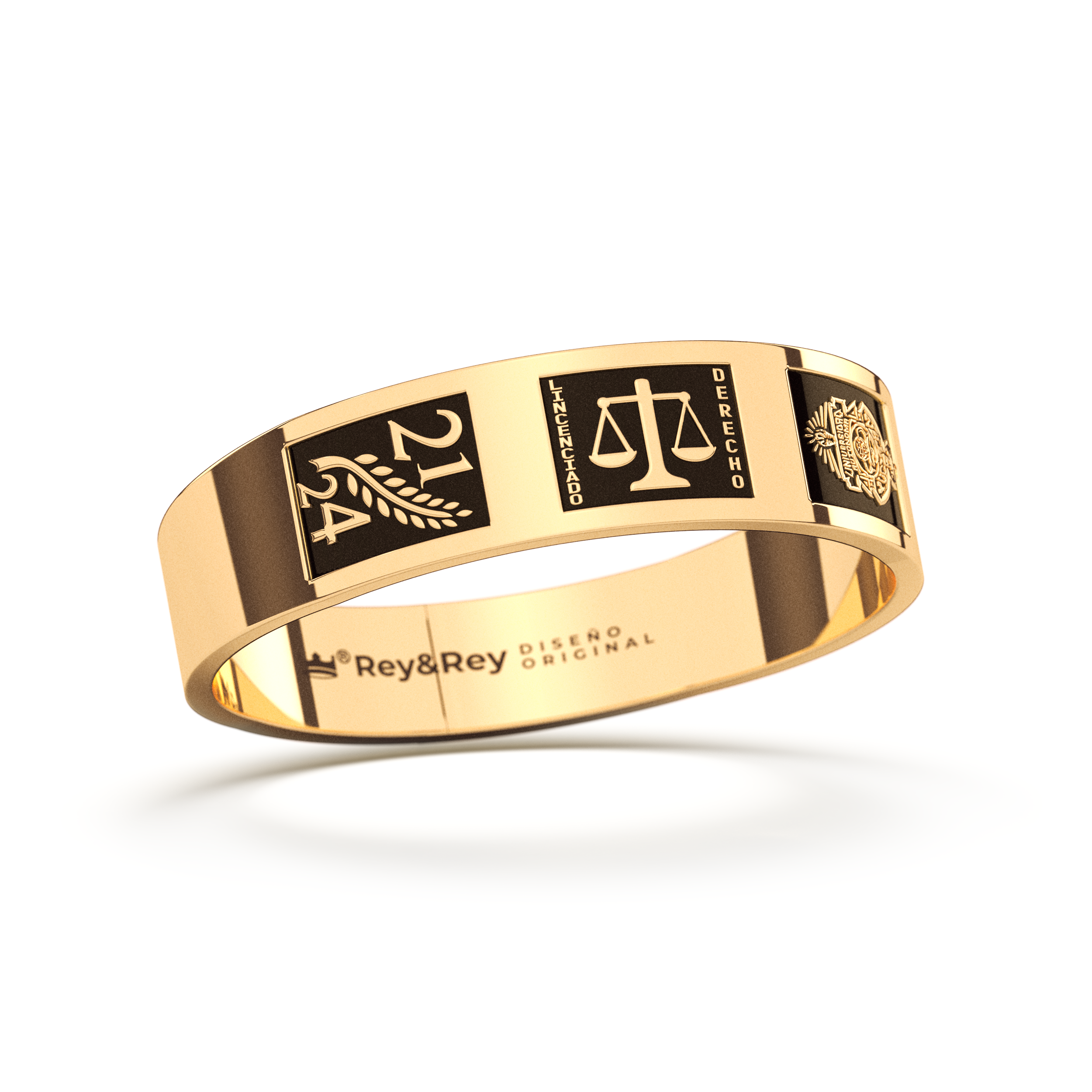 Anillo Graduacion Meta Oro