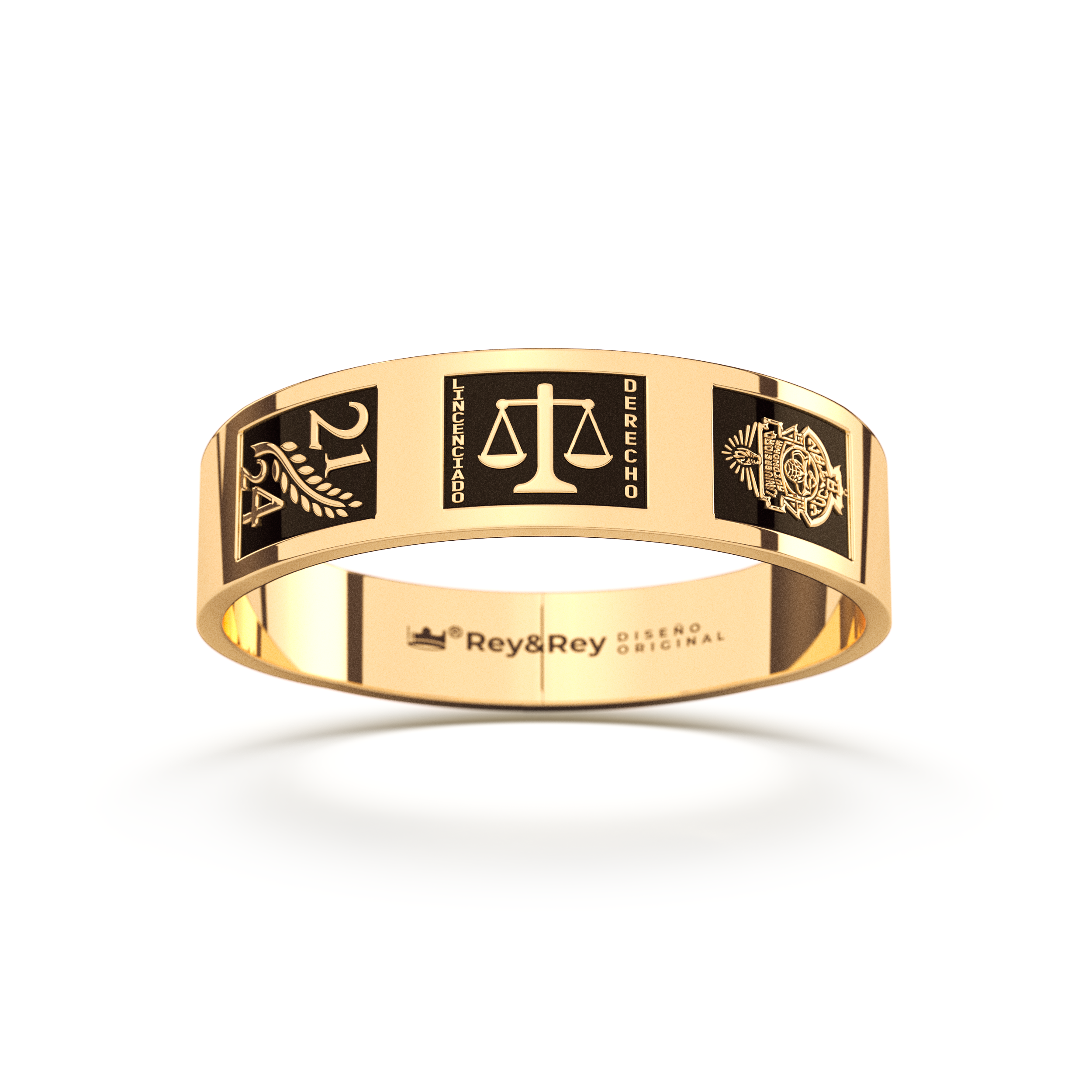 Anillo Graduacion Meta Oro