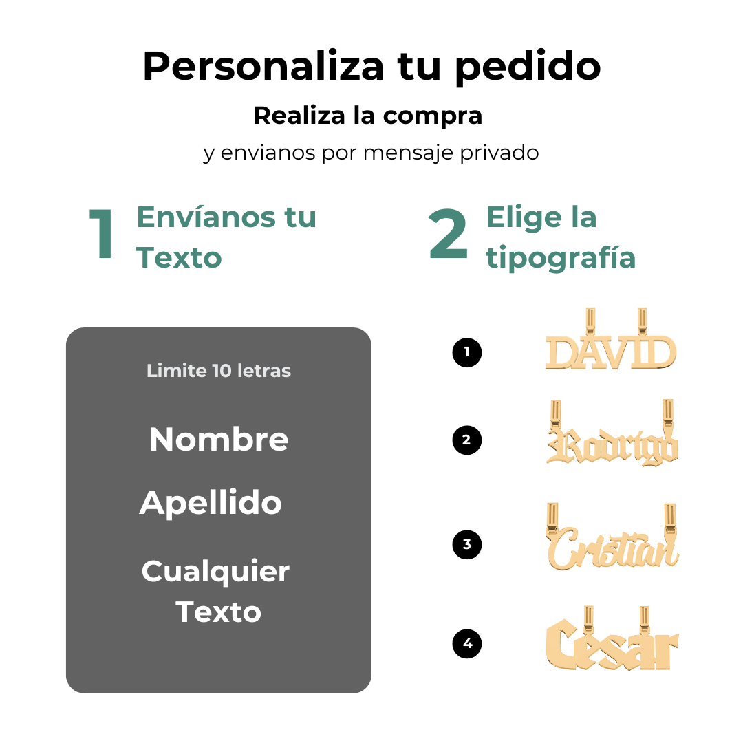 Dije Monarca Personalizable Oro 10k