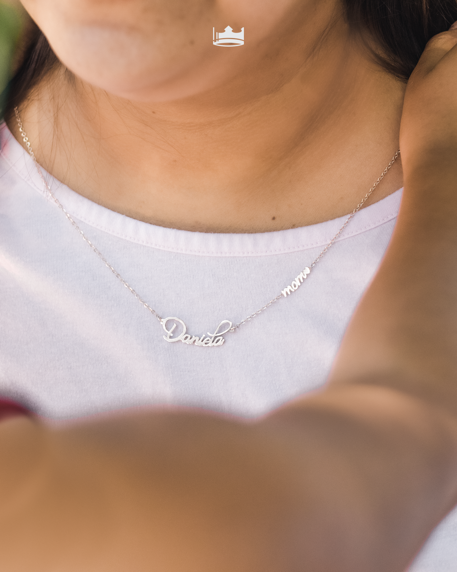 Collar Classic Mom Personalizable Plata .925