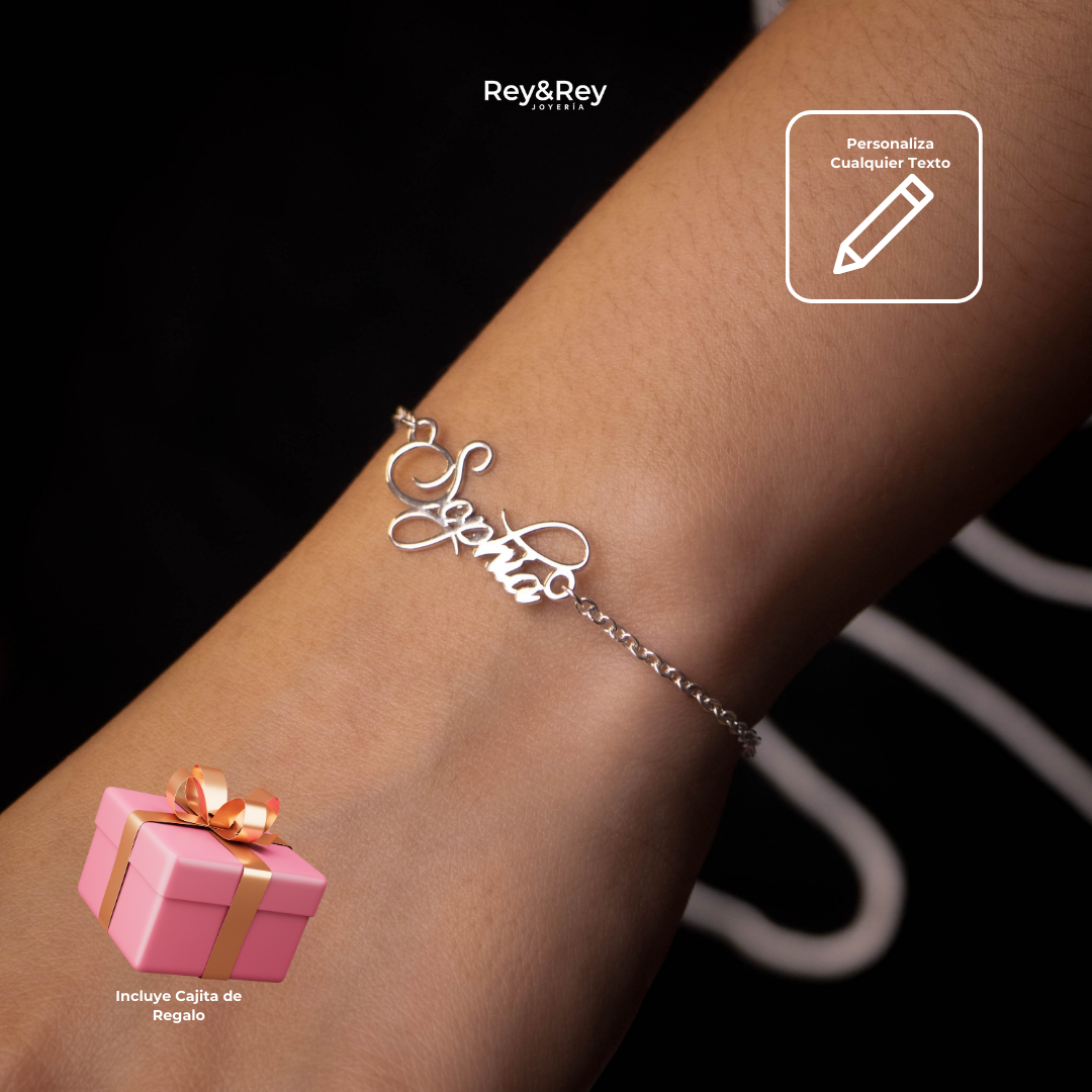 Pulsera Personalizable Classic de Plata .925