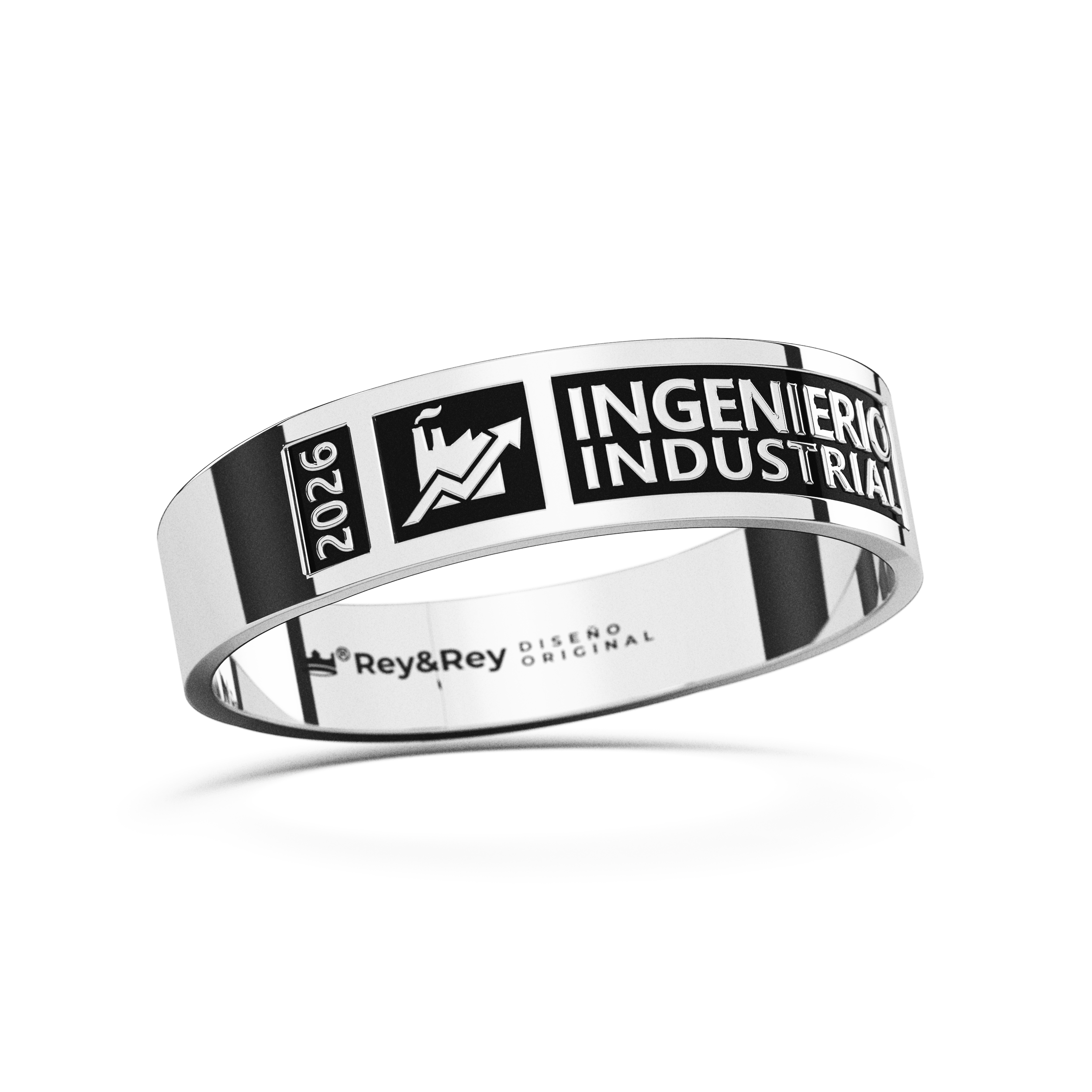 Anillo Graduacion Pleno Plata