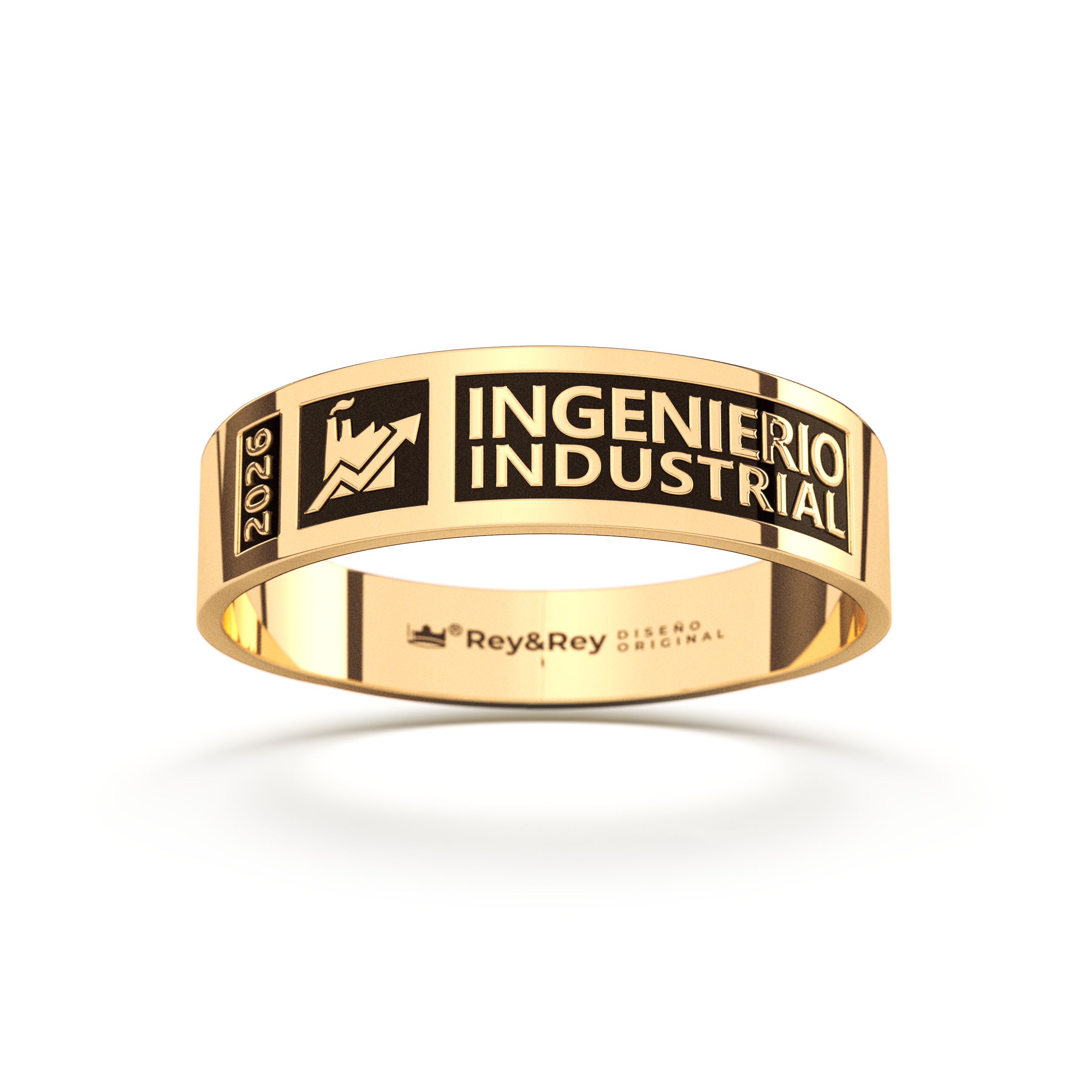 Anillo Graduacion Pleno Oro