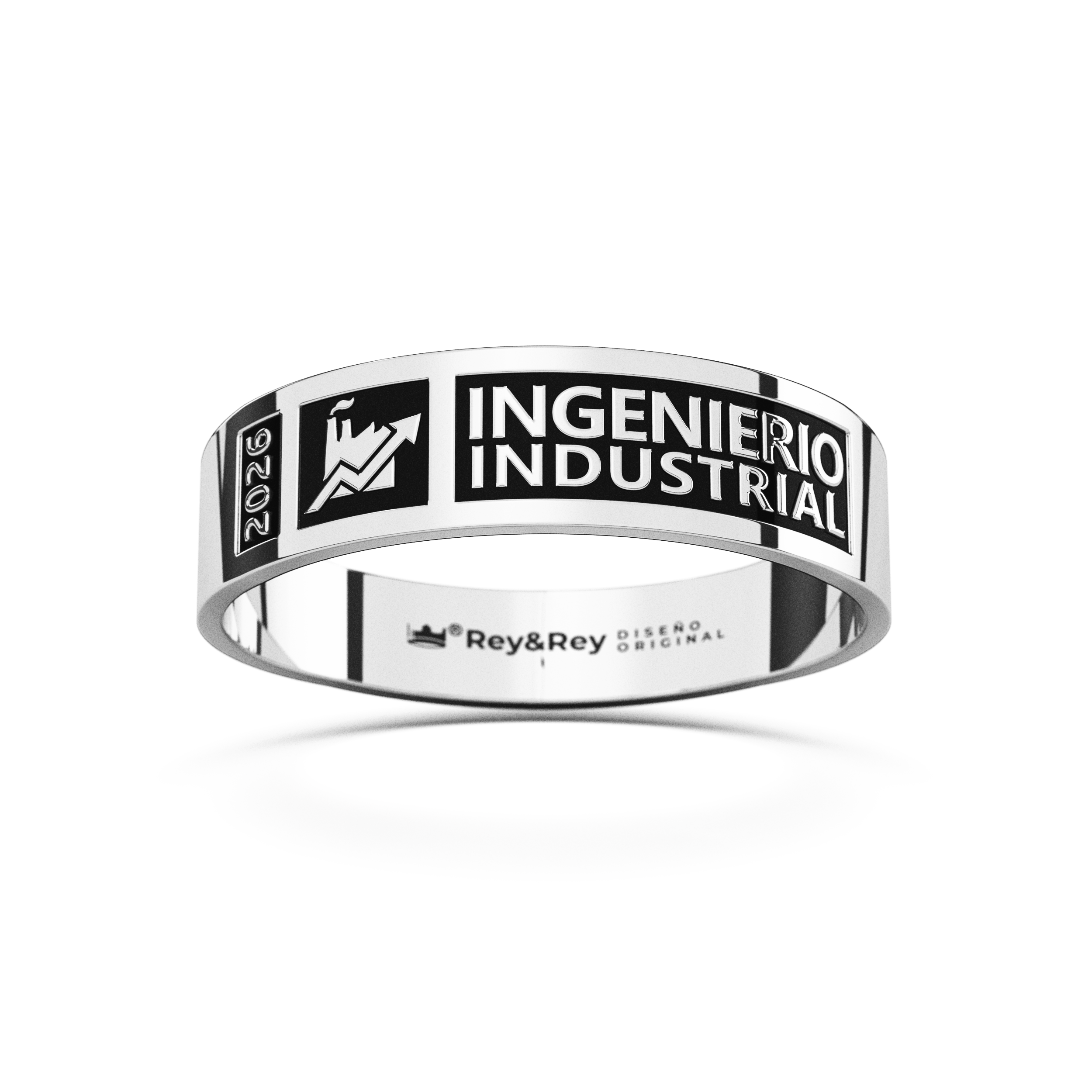 Anillo Graduacion Pleno Plata