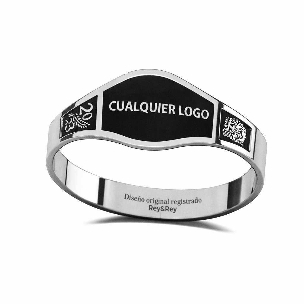 Anillo Graduación Round Plata
