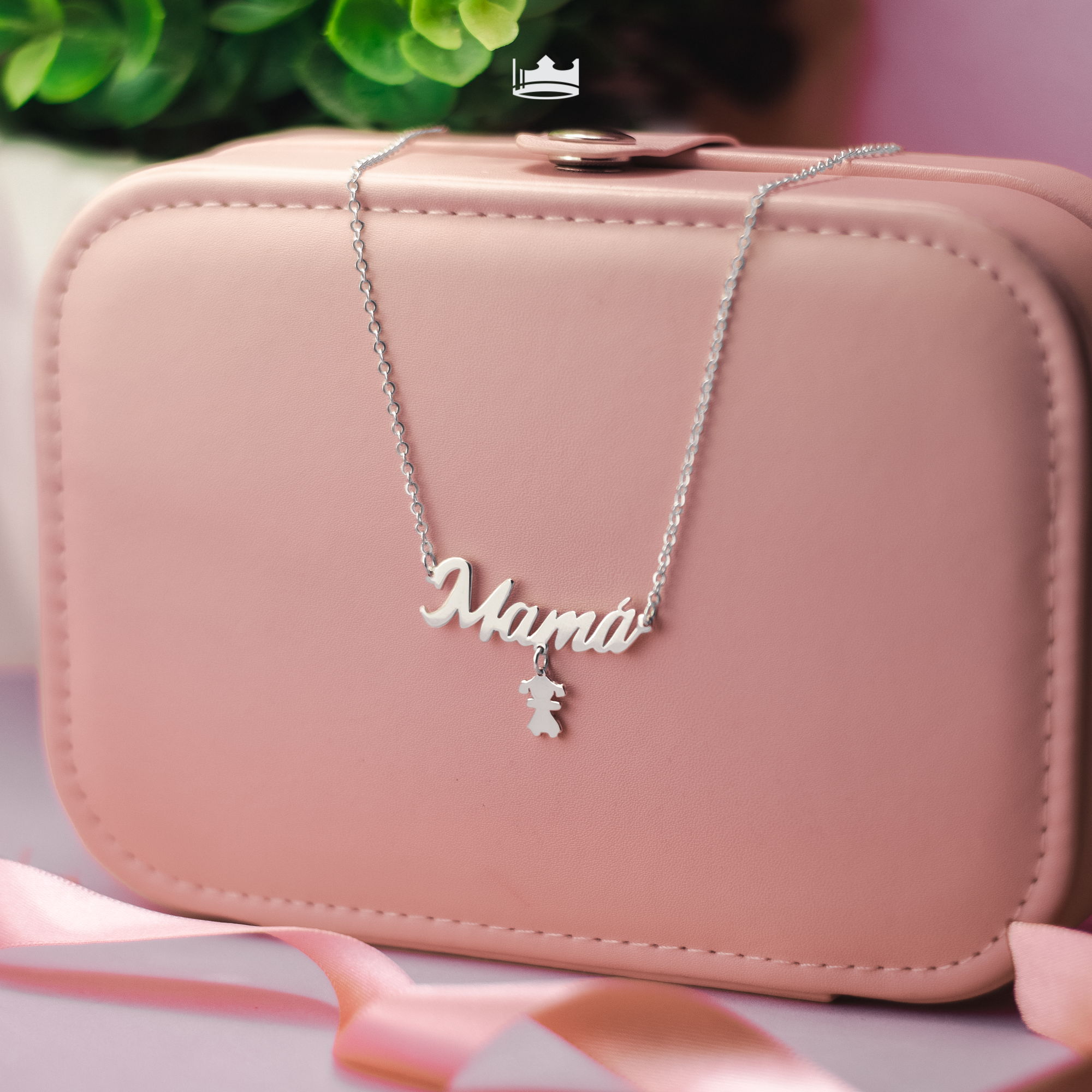 Collar Mama Niños Personalizable Plata .925